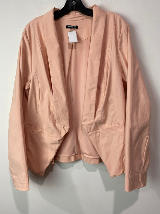 Blazer By Torrid In Peach, Size: 1x