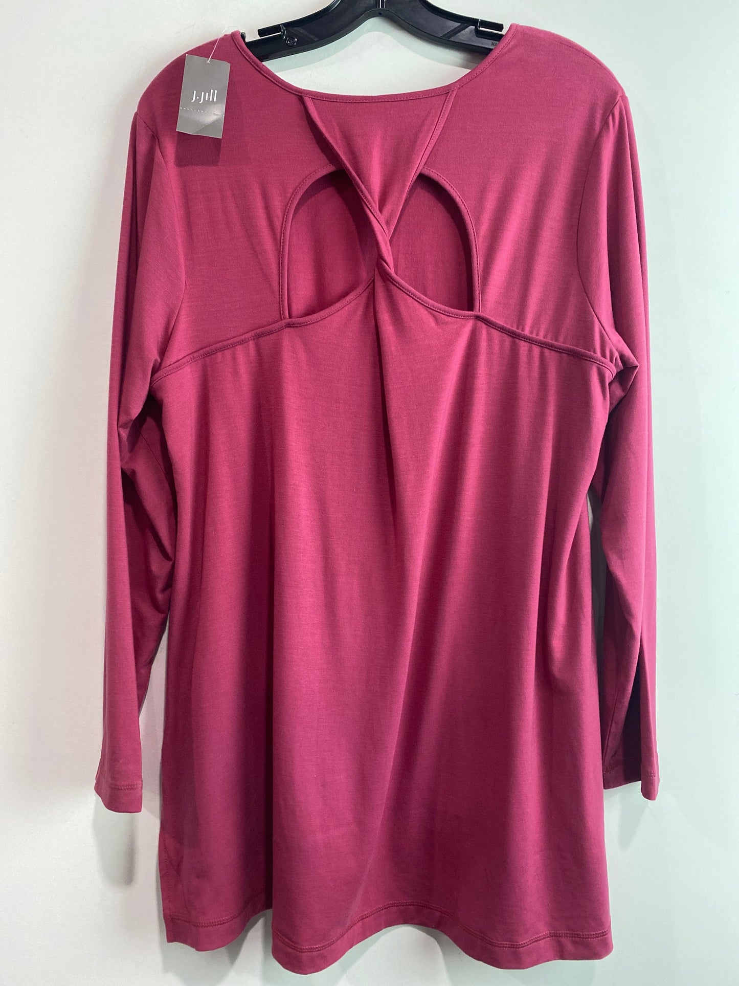 Top Long Sleeve By J. Jill In Pink, Size: 2x