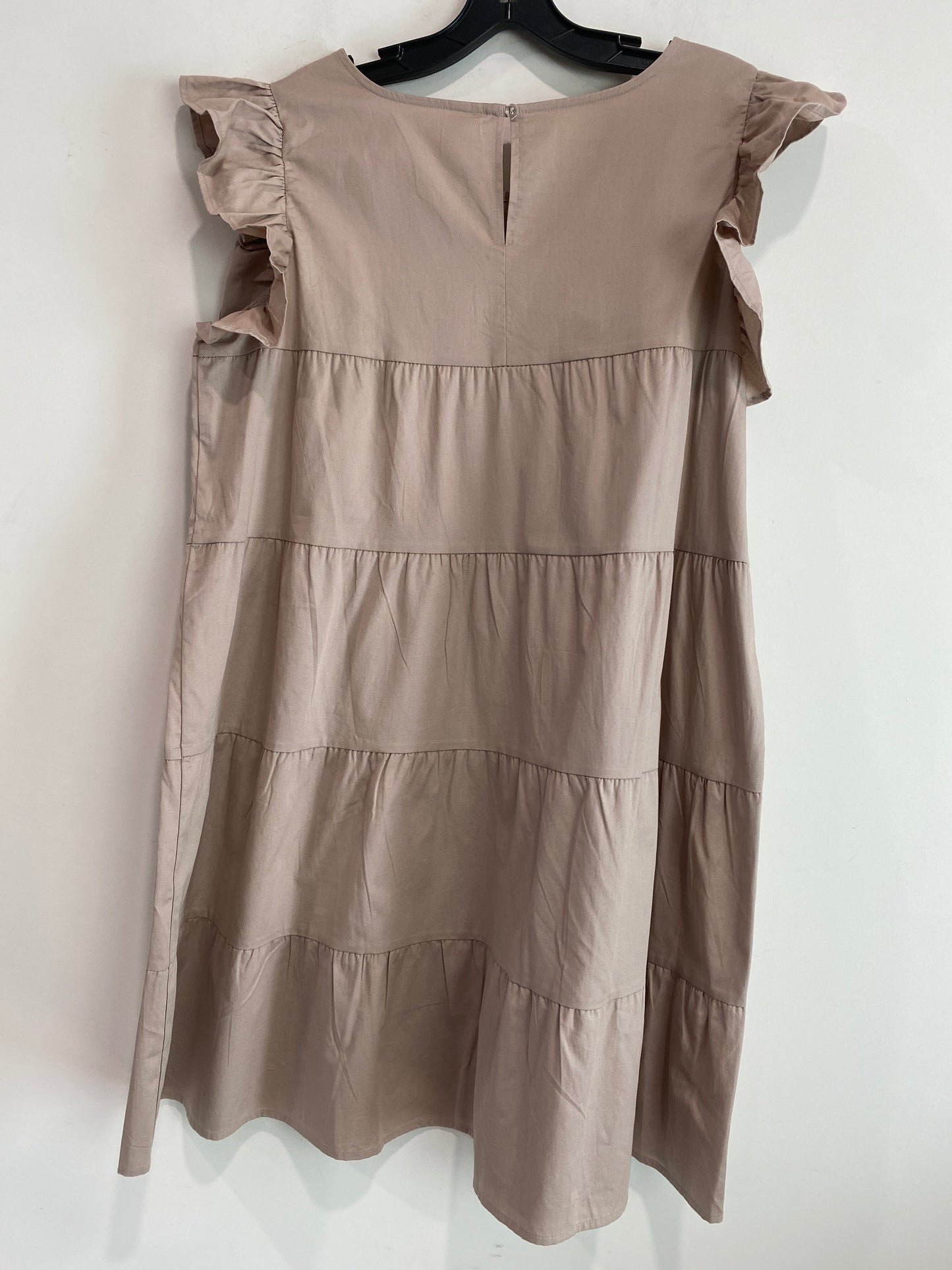 Dress Casual Midi By Zenana Outfitters In Beige, Size: Xl