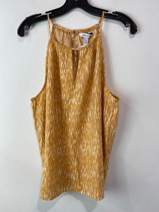 Tank Top By Nine West In Yellow, Size: Xl