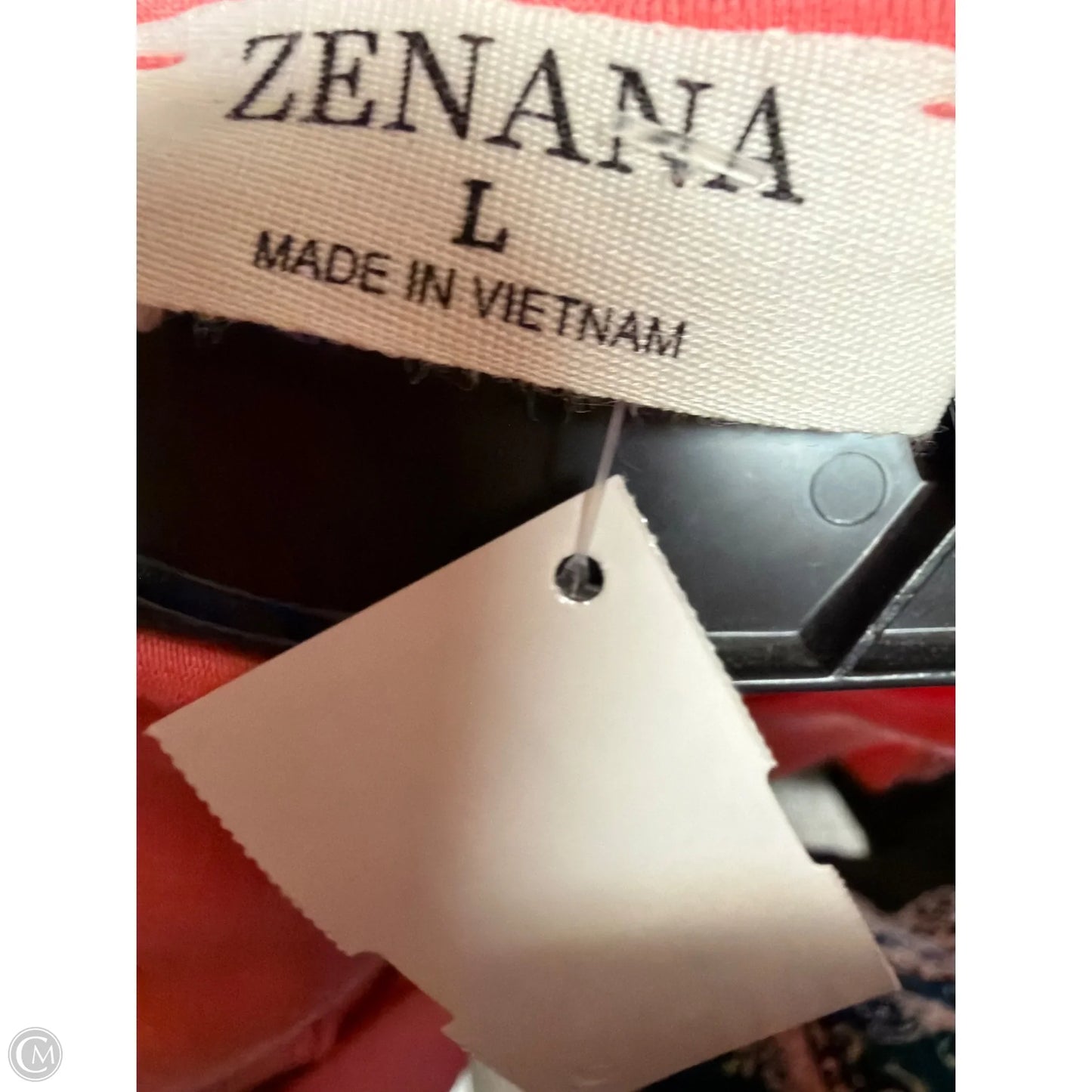 Tank Top By Zenana Outfitters In Peach, Size: L