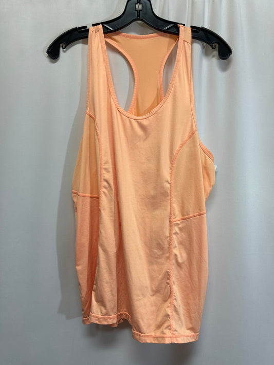 Athletic Tank Top By Xersion In Peach, Size: Xl