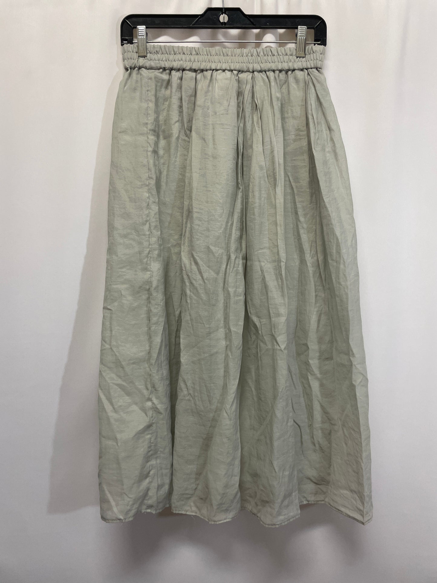 Skirt Midi By H&m In Green, Size: S