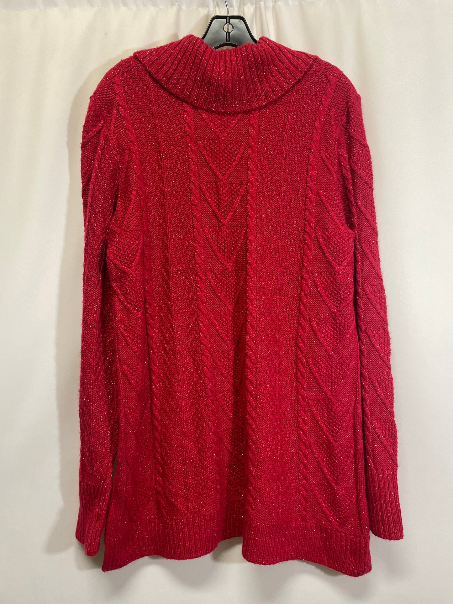 Sweater By Christopher And Banks In Red, Size: Xl