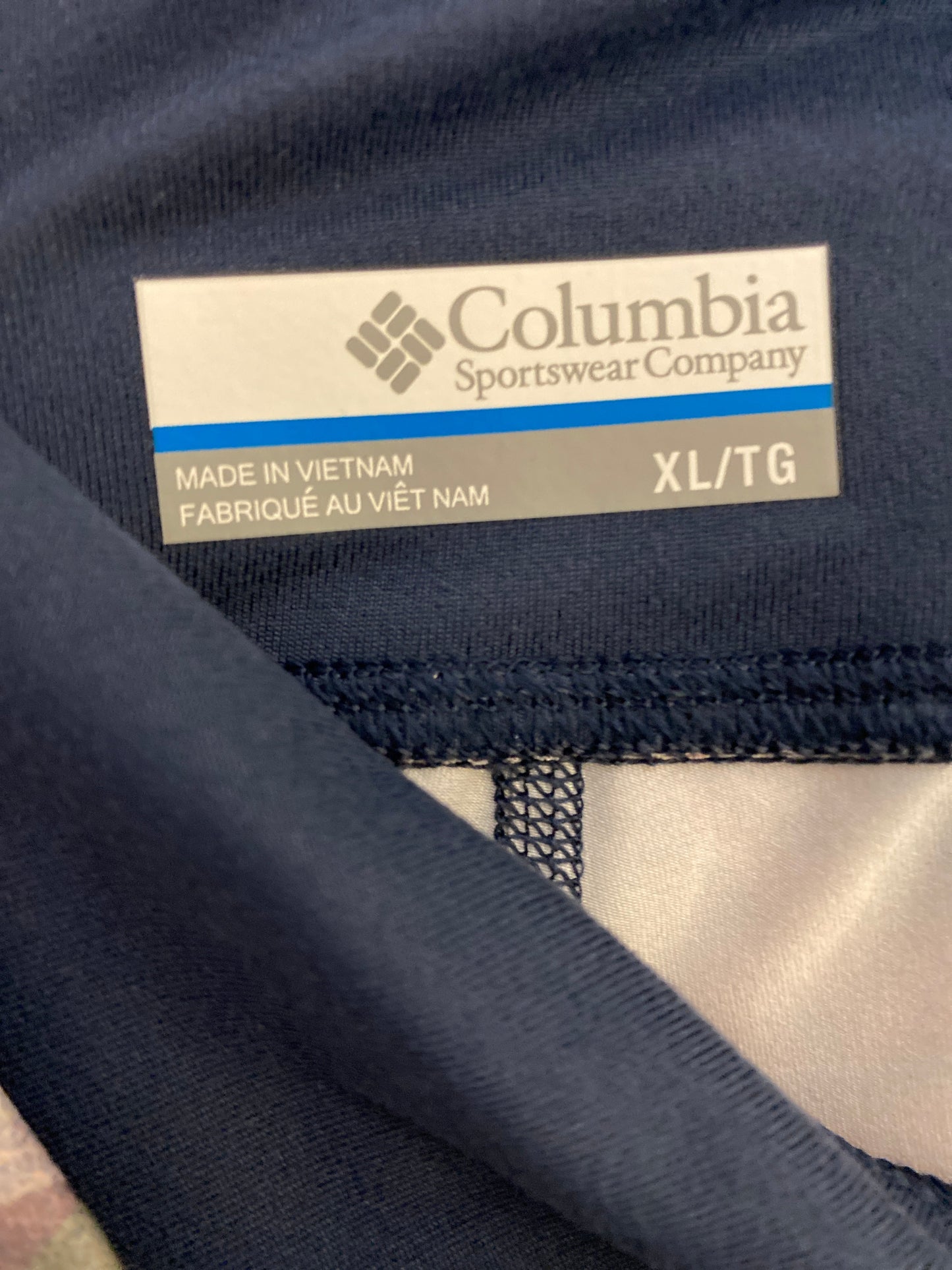 Athletic Leggings By Columbia In Blue, Size: Xl