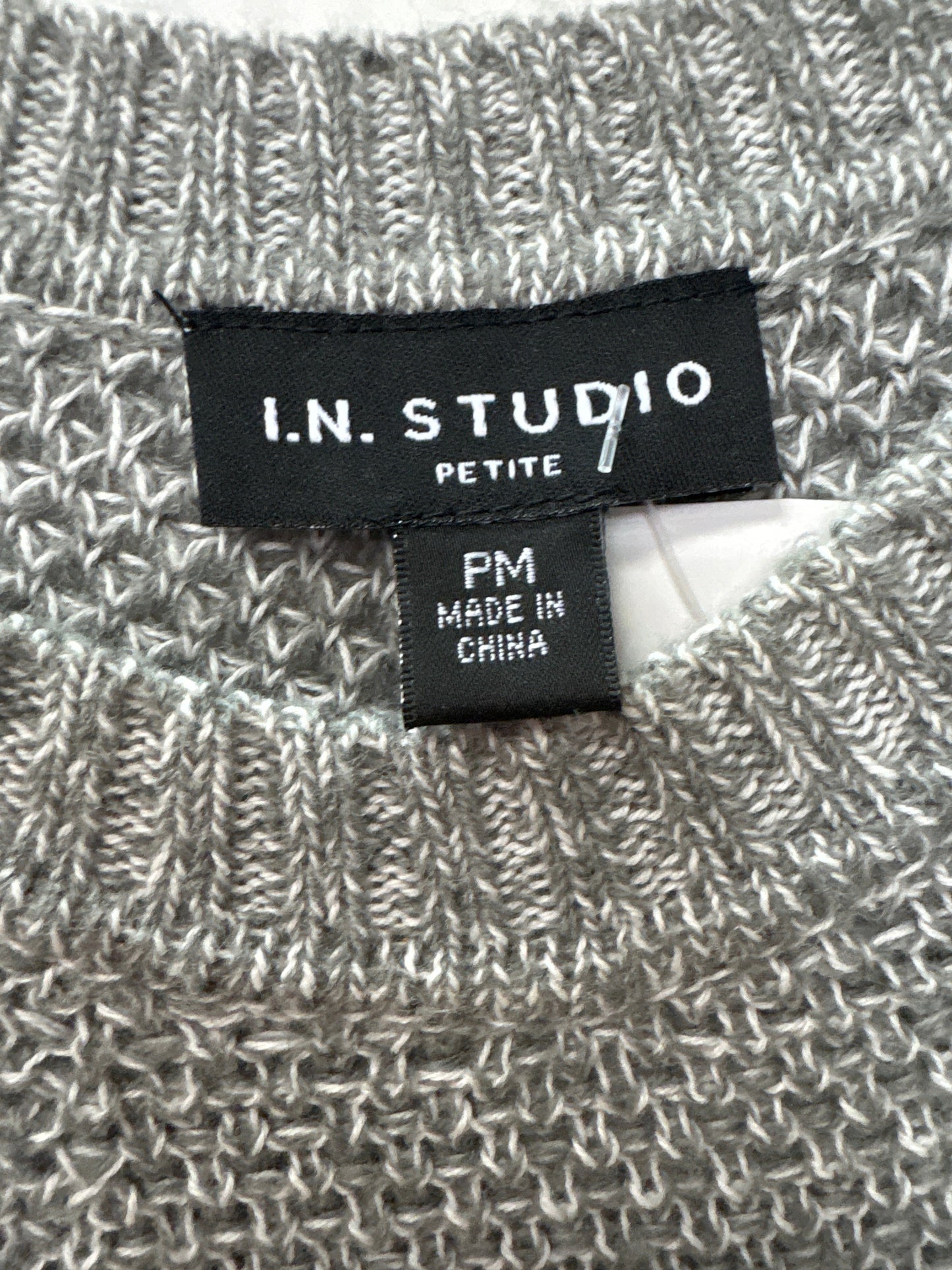 Sweater By In Studio In Grey, Size: Petite  M