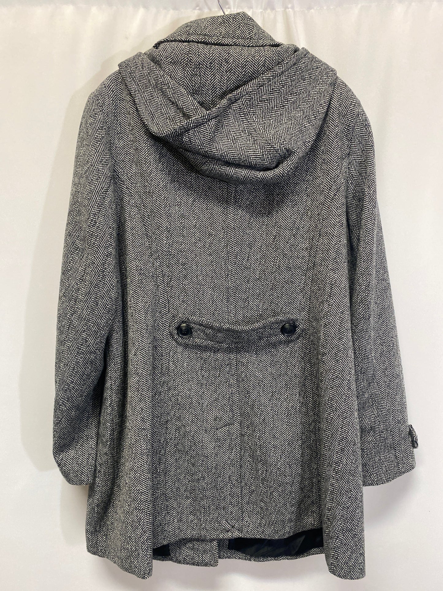 Coat Peacoat By St Johns Bay In Grey, Size: 1x