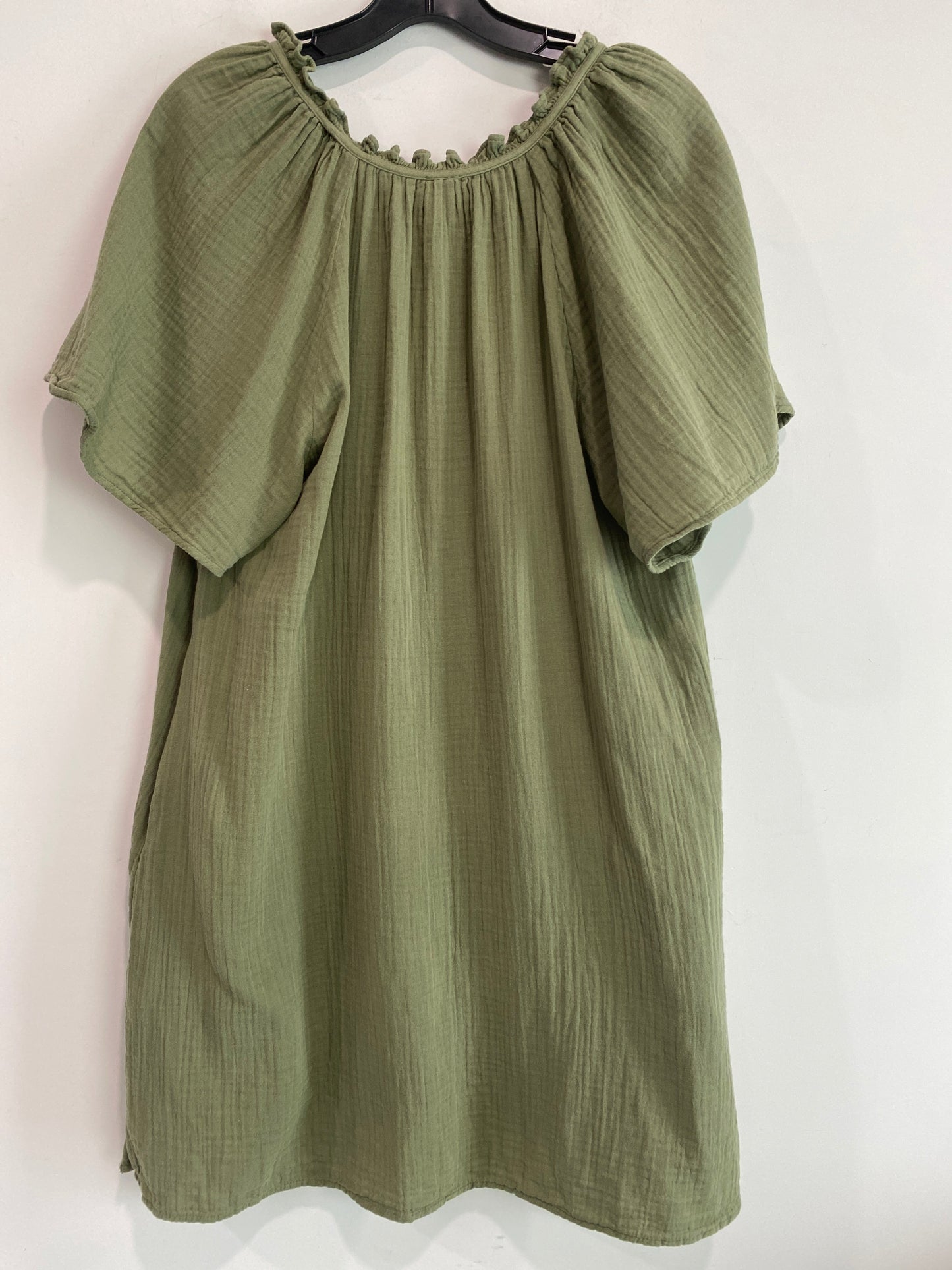 Dress Casual Midi By Old Navy In Green, Size: L