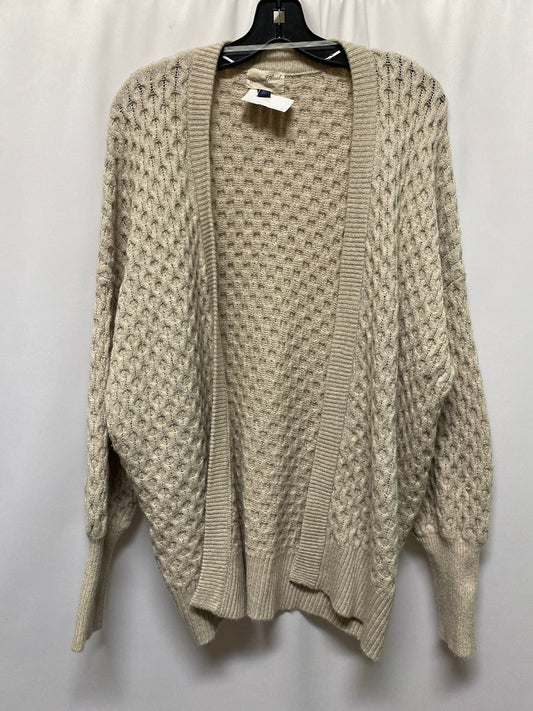 Sweater Cardigan By Universal Thread In Beige, Size: L