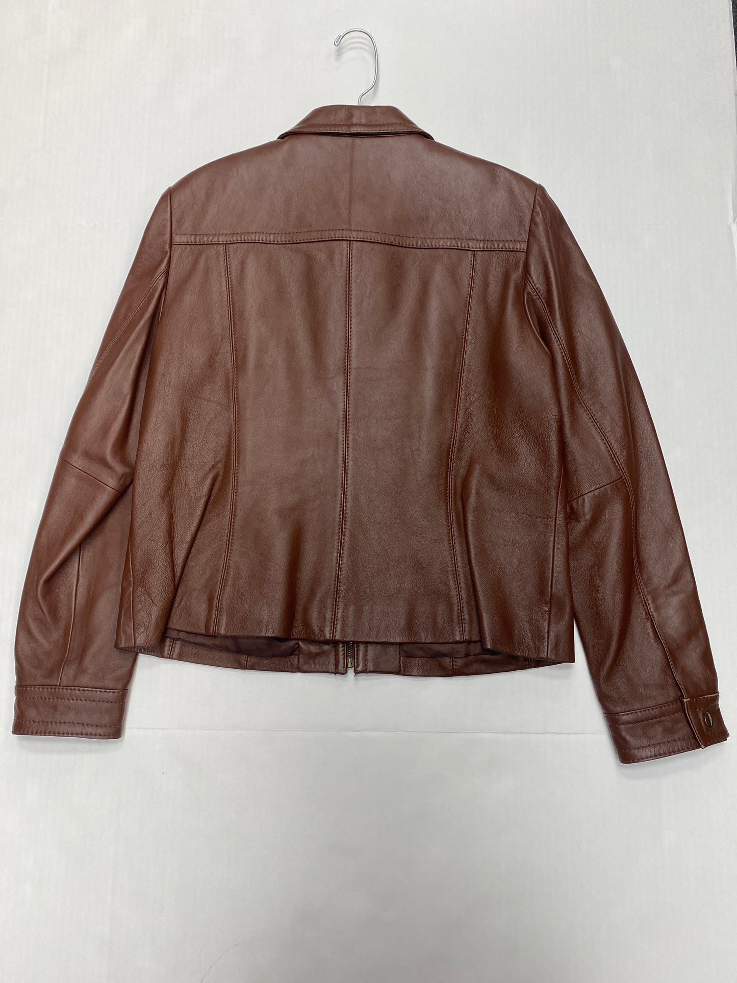 Jacket Moto By Kasper In Brown, Size: L