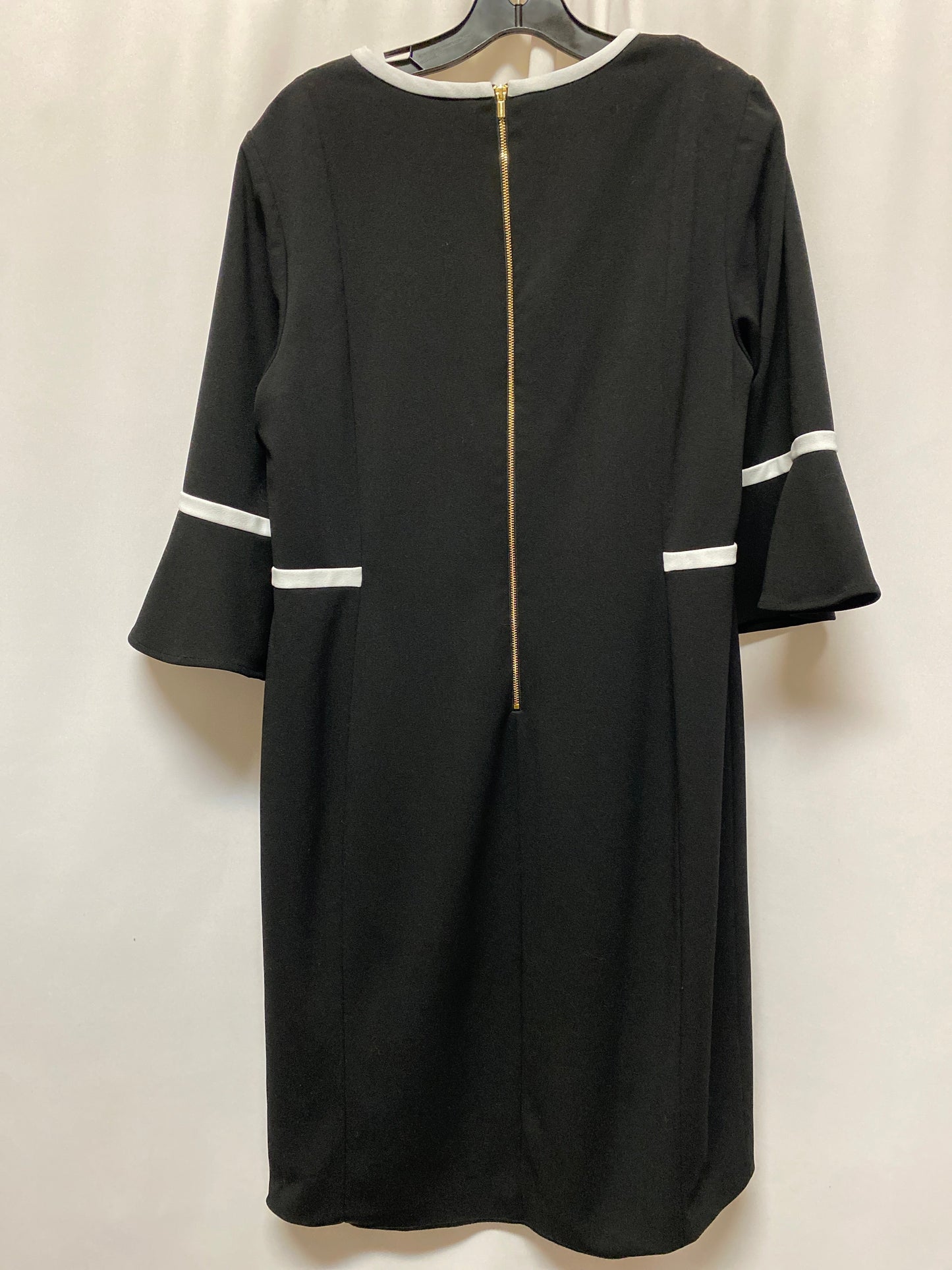 Dress Casual Midi By Calvin Klein In Black, Size: Xl