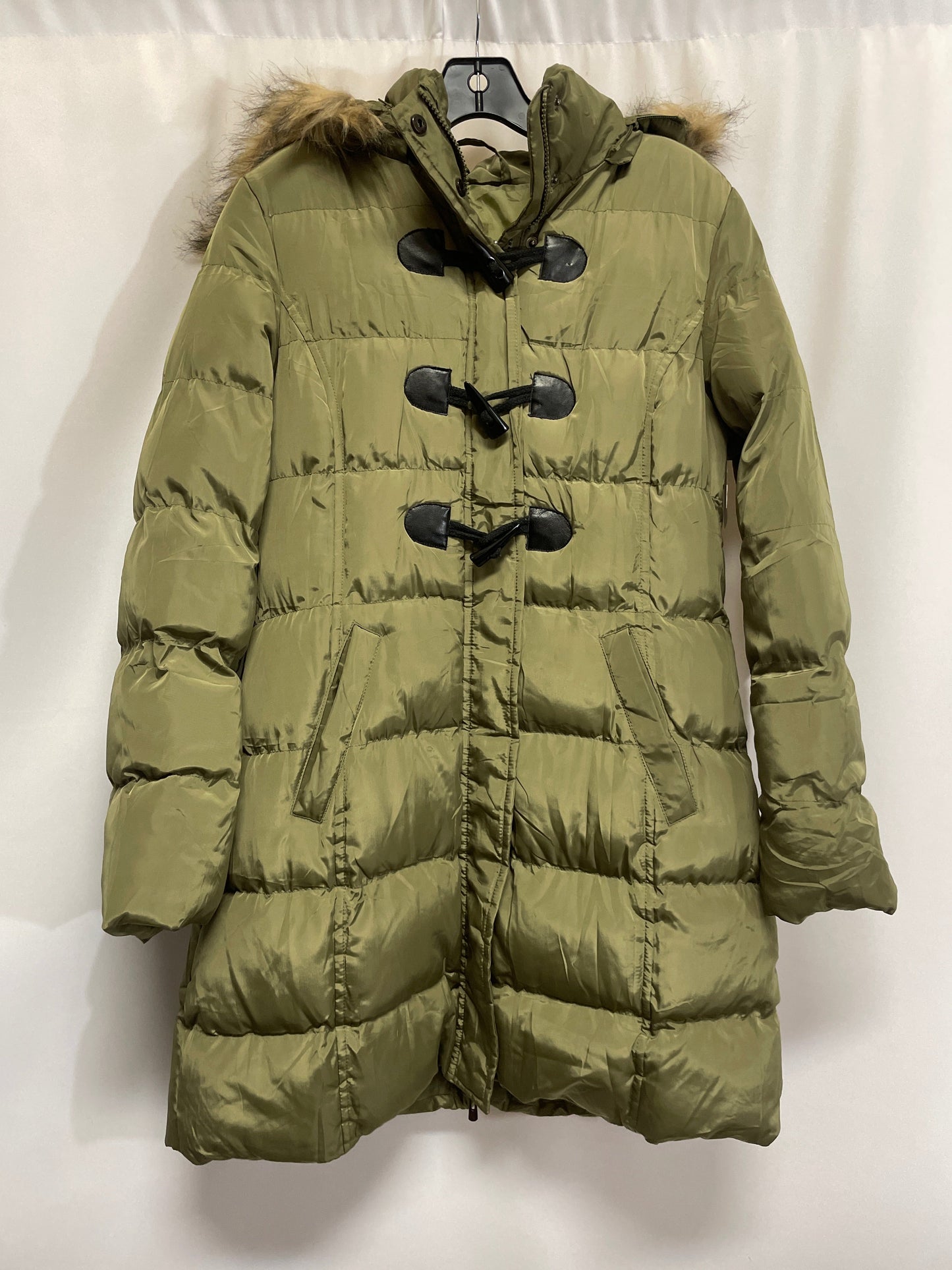 Coat Puffer & Quilted By Clothes Mentor In Green, Size: S