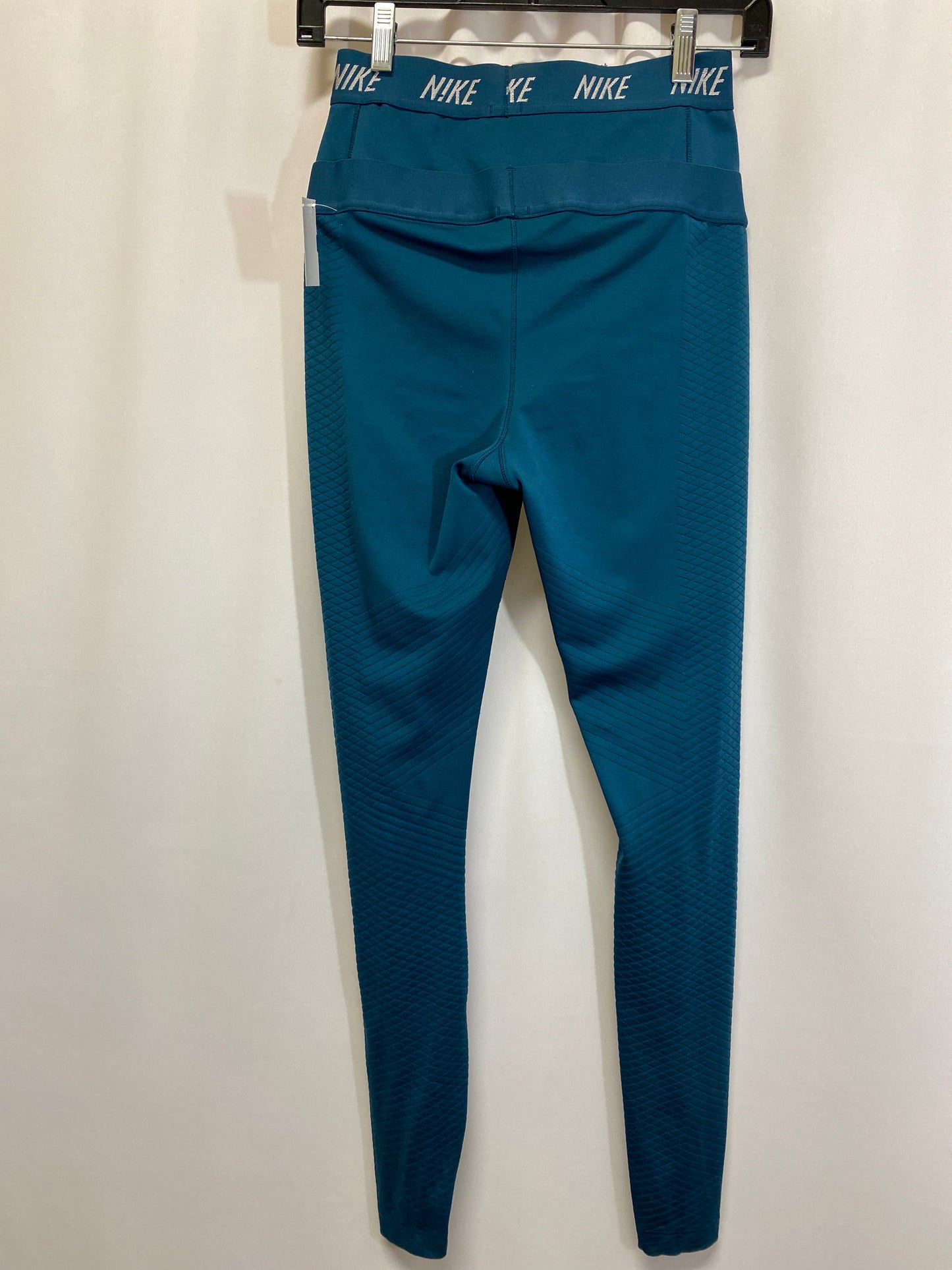 Athletic Leggings By Nike In Blue, Size: S