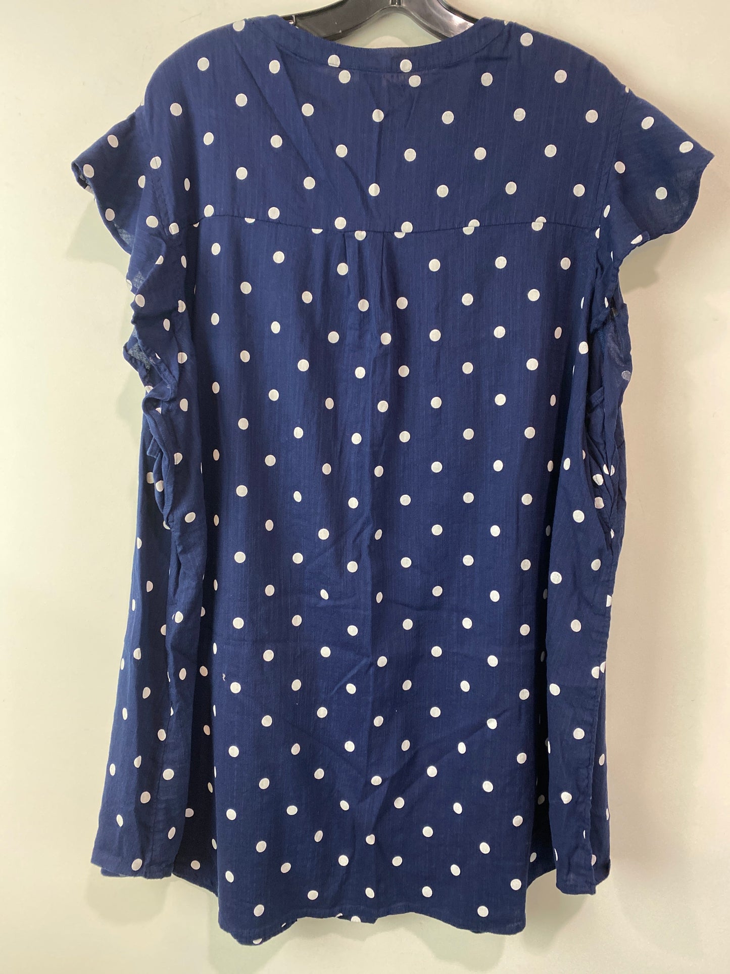 Top Short Sleeve By Old Navy In Navy, Size: 4x