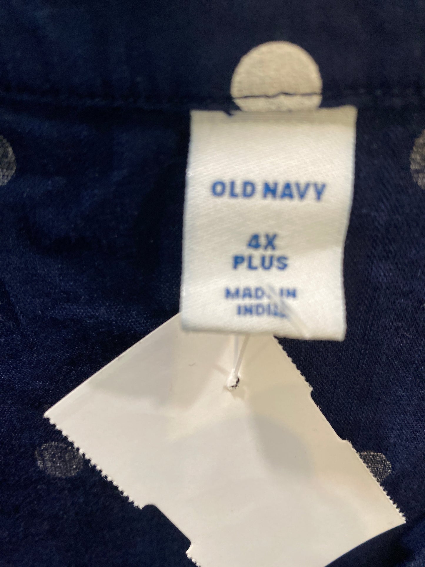 Top Short Sleeve By Old Navy In Navy, Size: 4x