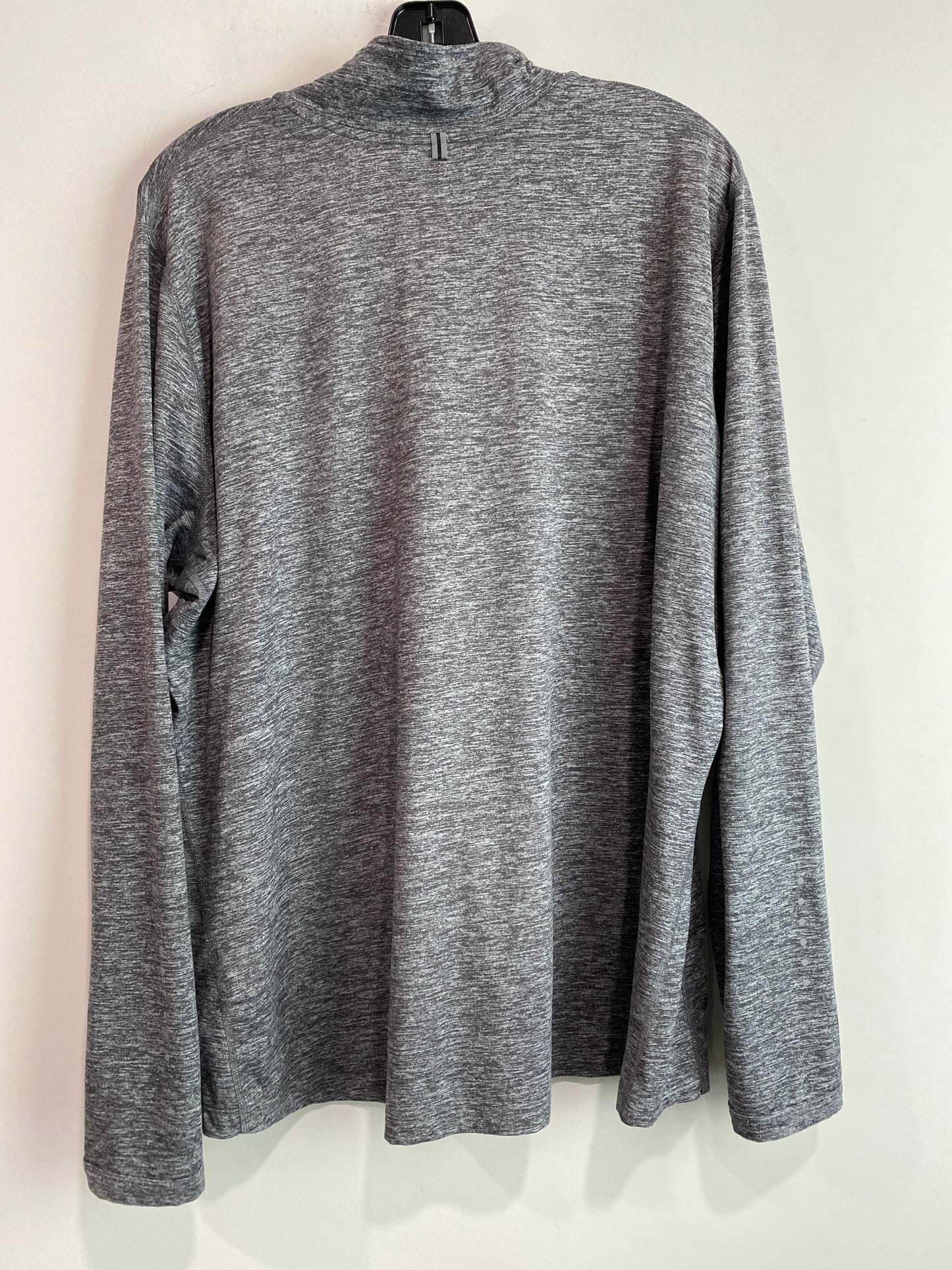 Athletic Top Long Sleeve Crewneck By Nike In Grey, Size: 2x