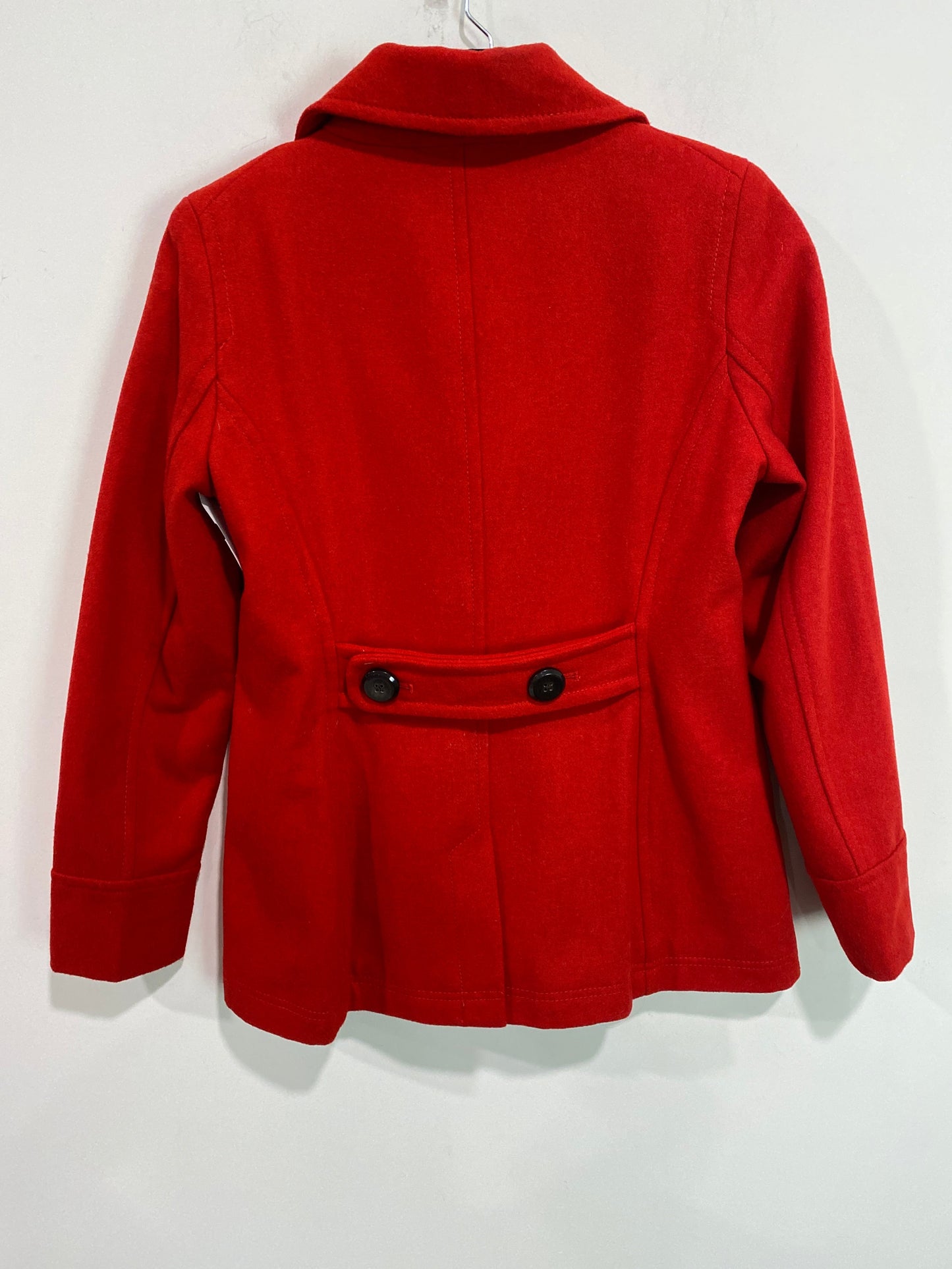 Coat Peacoat By Old Navy In Red, Size: Xs