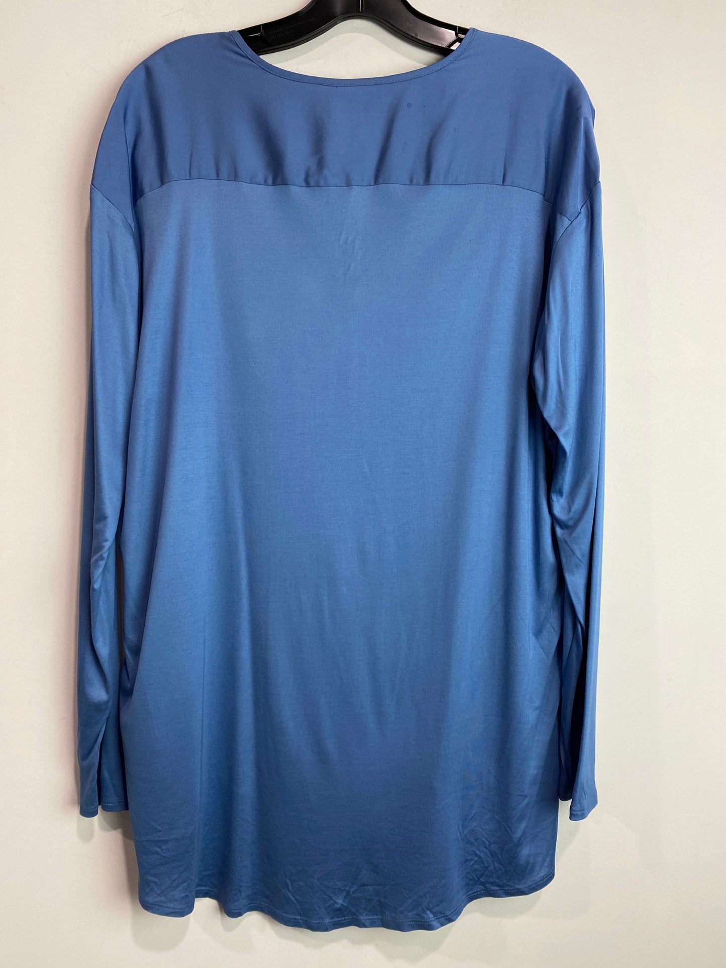 Top Long Sleeve By Chicos In Blue, Size: L