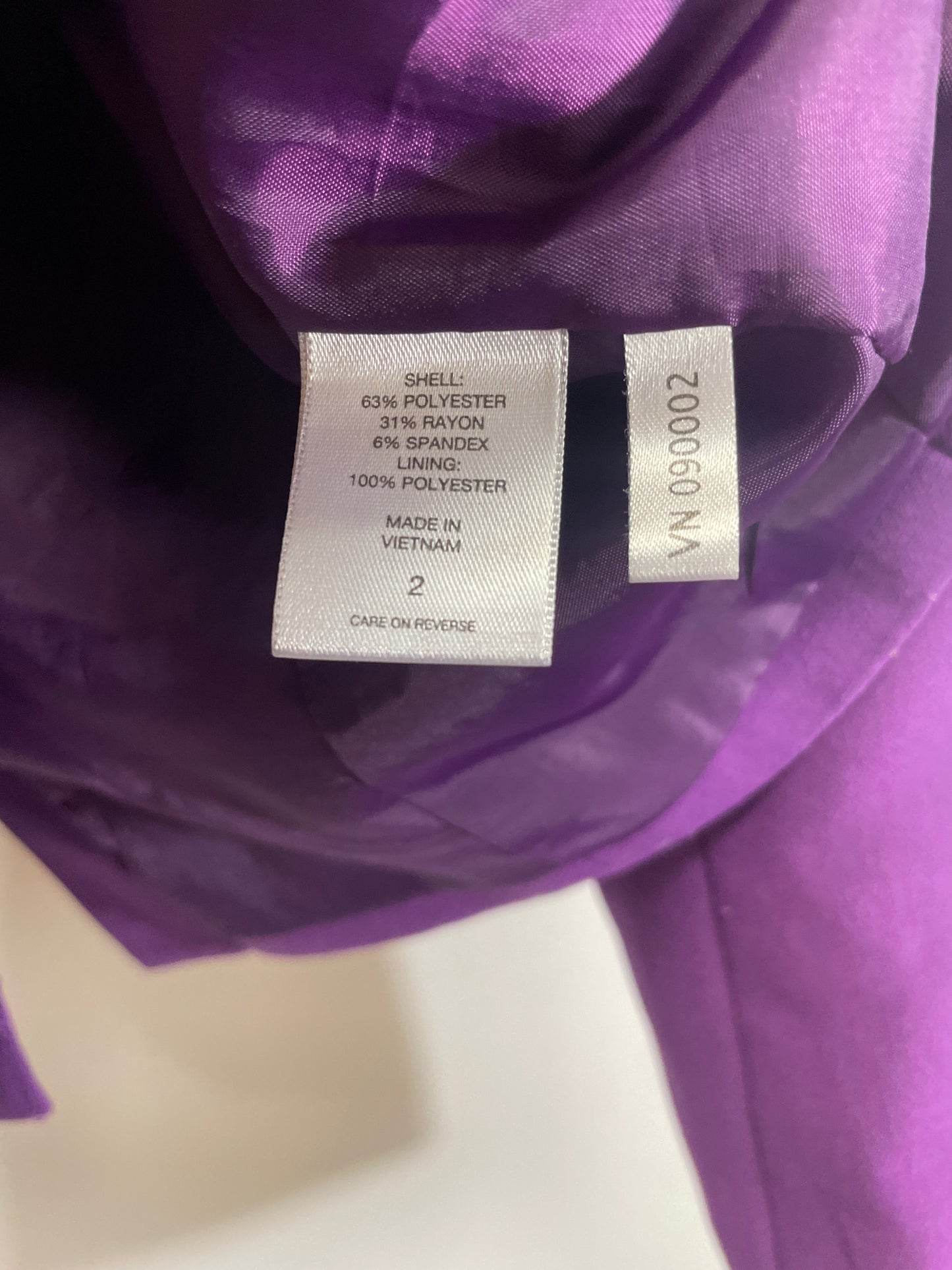 Blazer By New York And Co In Purple, Size: S