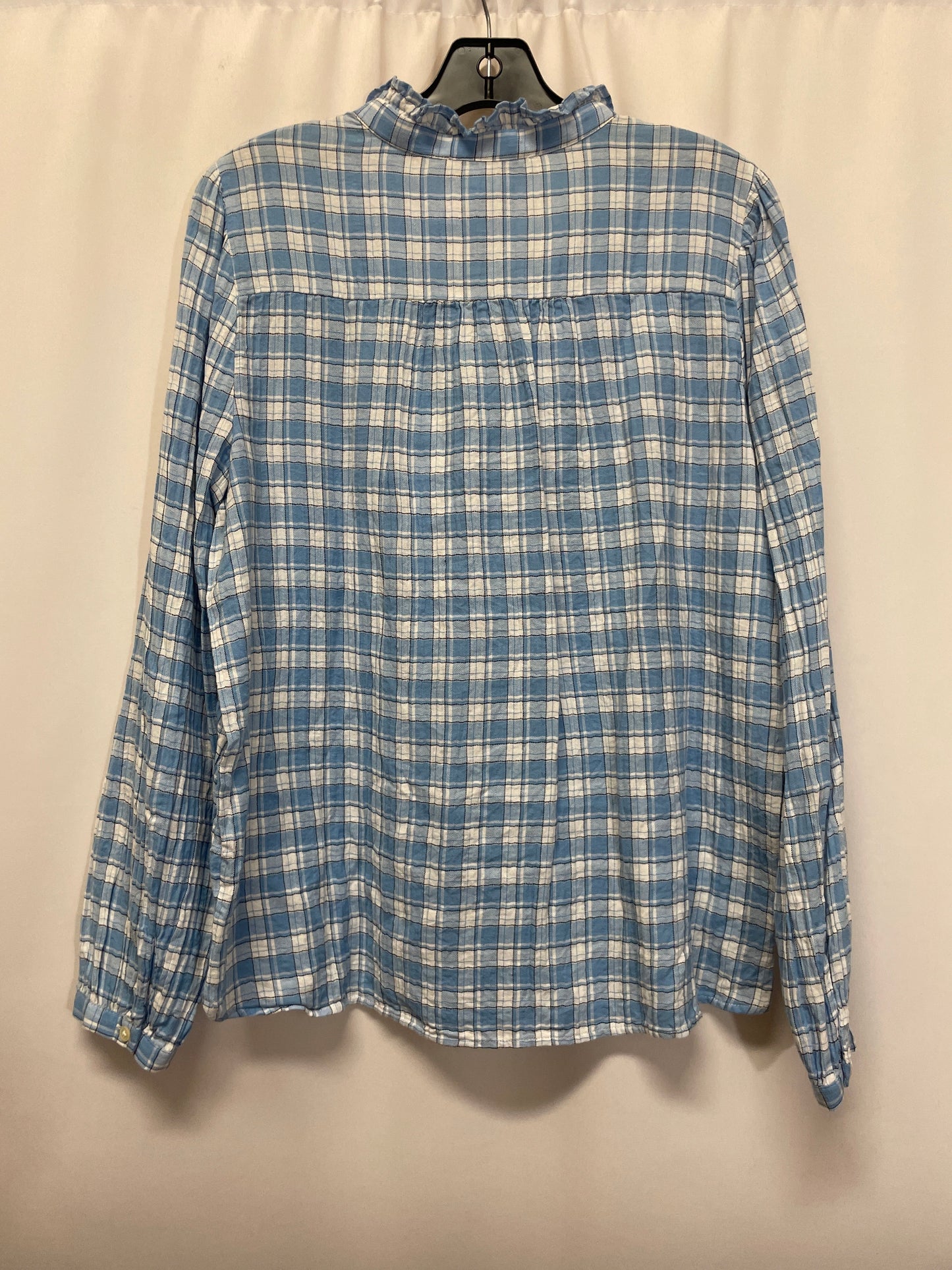 Top Long Sleeve By Loft In Blue, Size: L