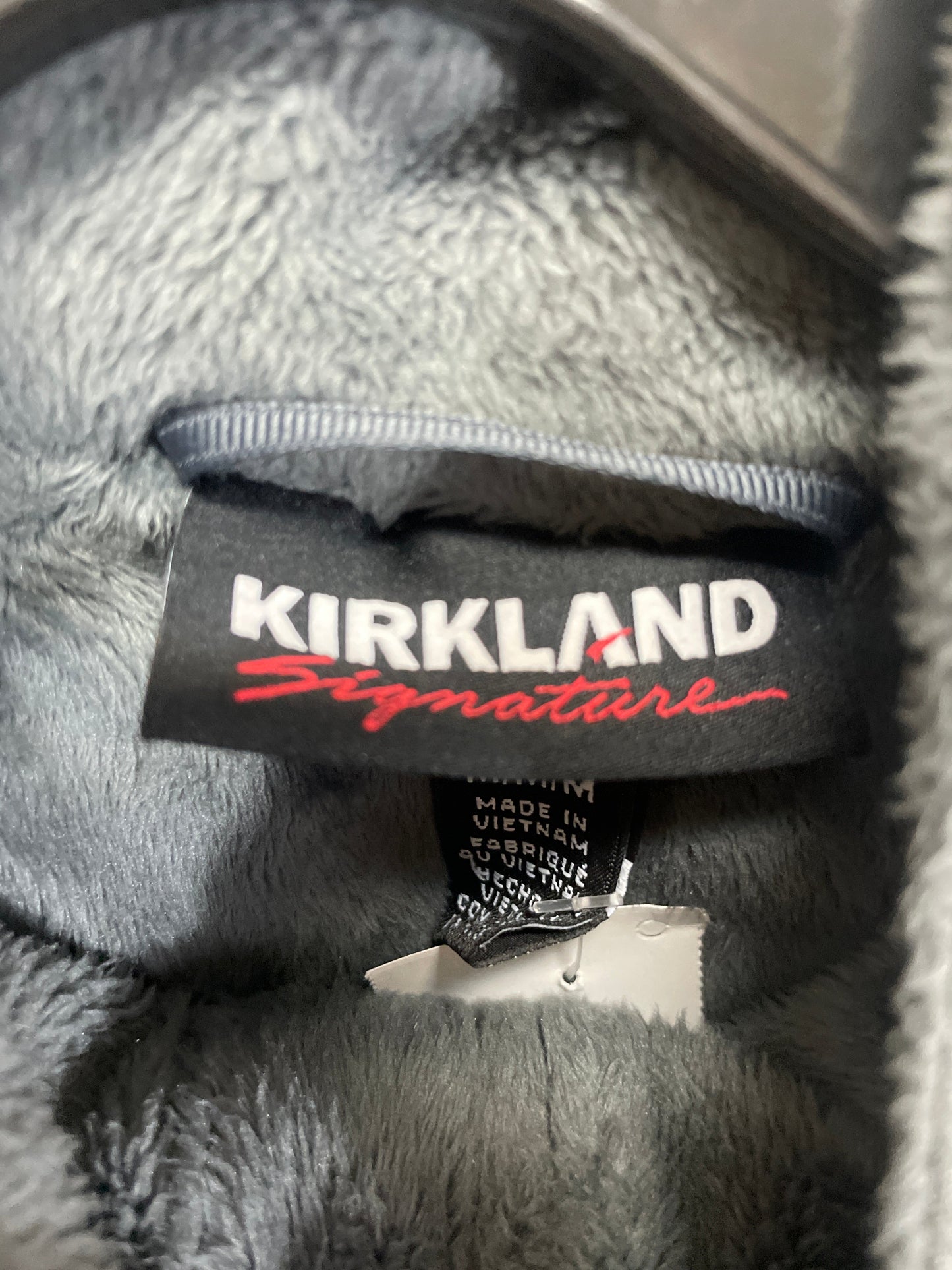 Jacket Utility By Kirkland In Grey, Size: M