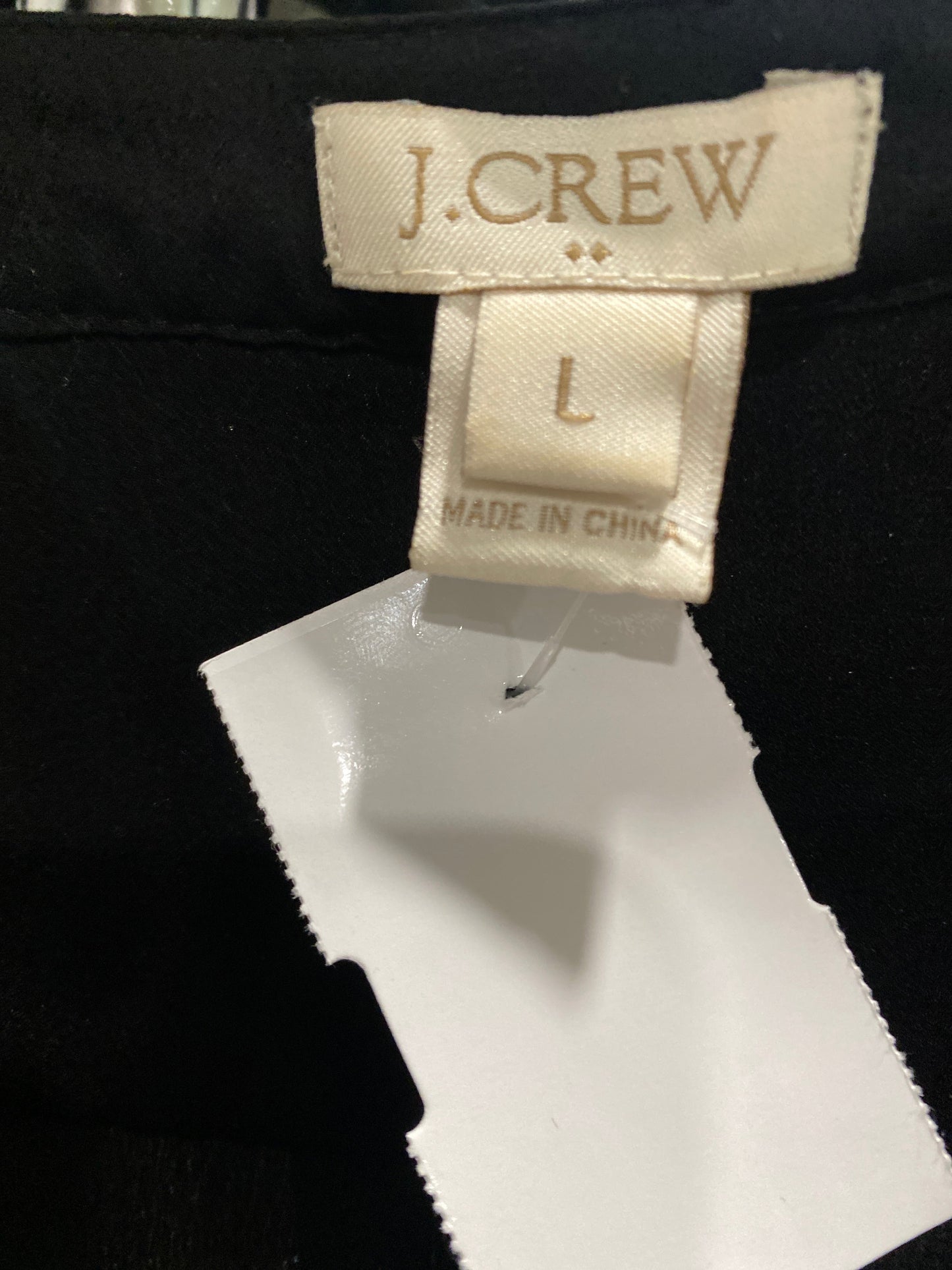 Top Long Sleeve By J. Crew In Black, Size: L