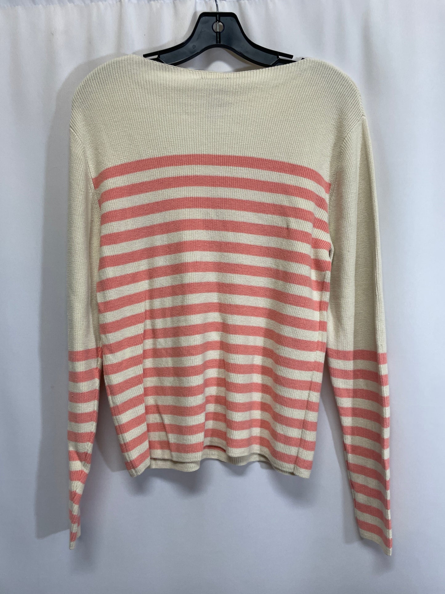 Top Long Sleeve By Who What Wear In Peach, Size: S