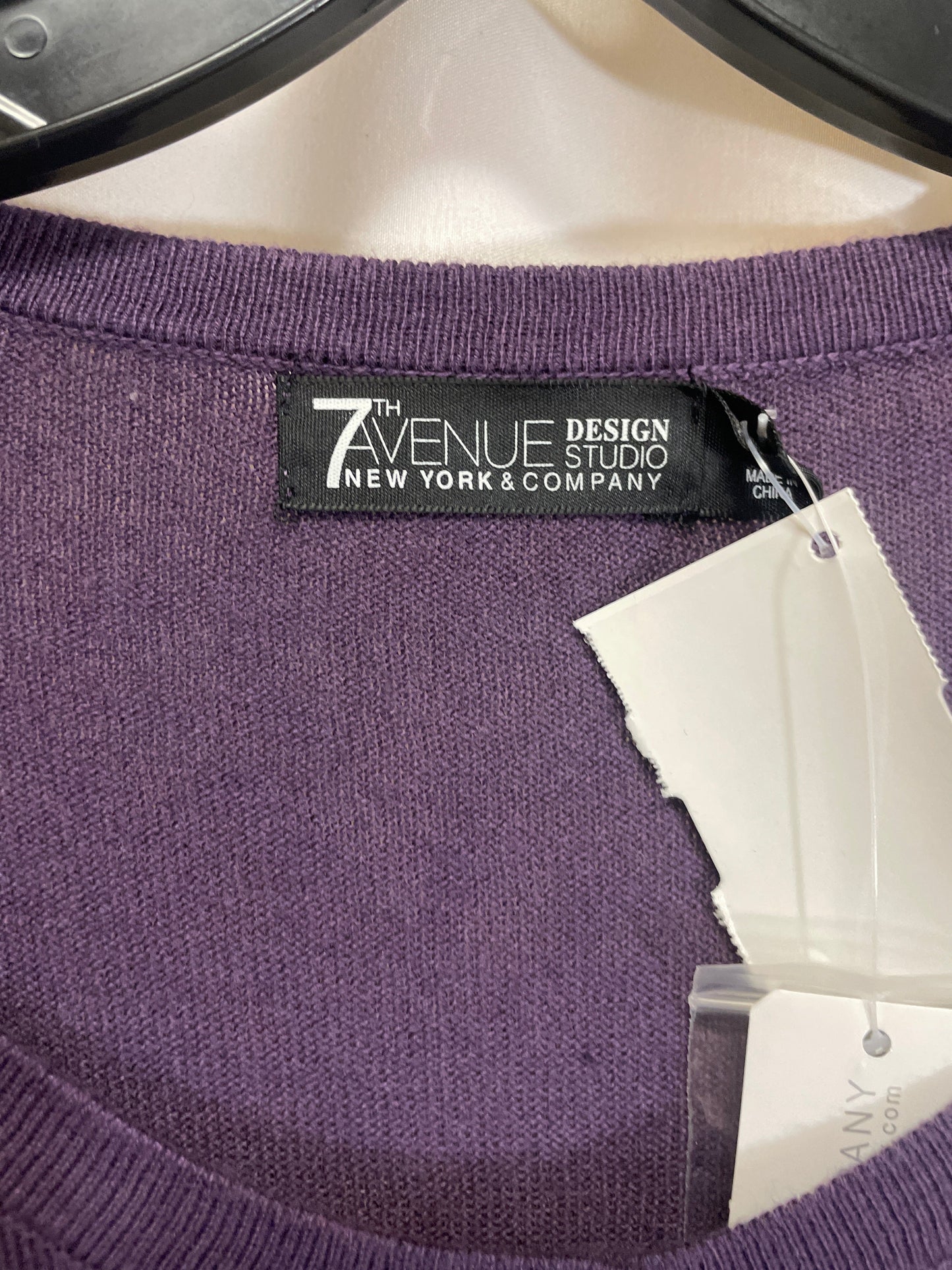 Cardigan By New York And Co In Purple, Size: Xl