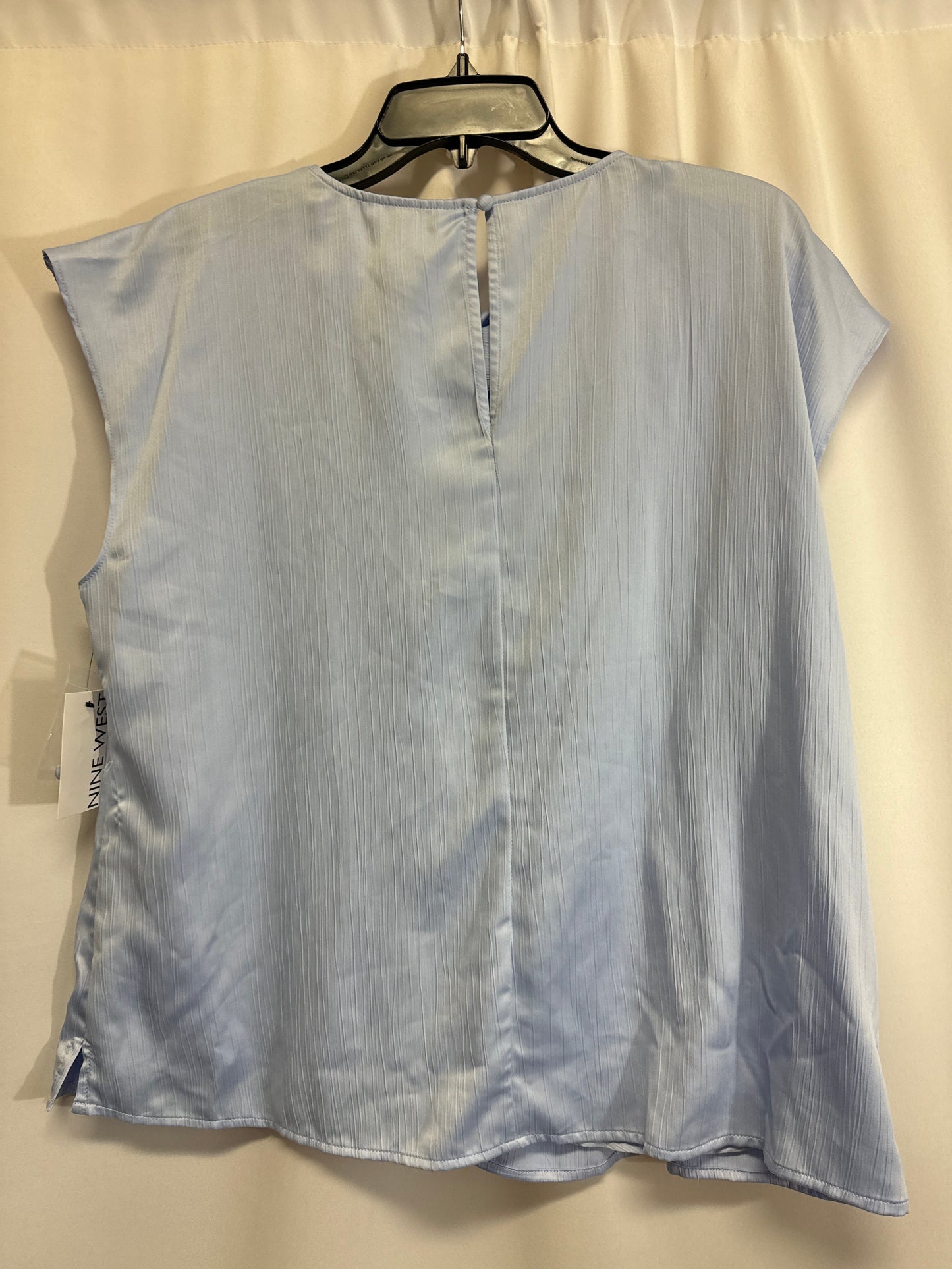 Top Sleeveless By Nine West In Blue, Size: Xxl