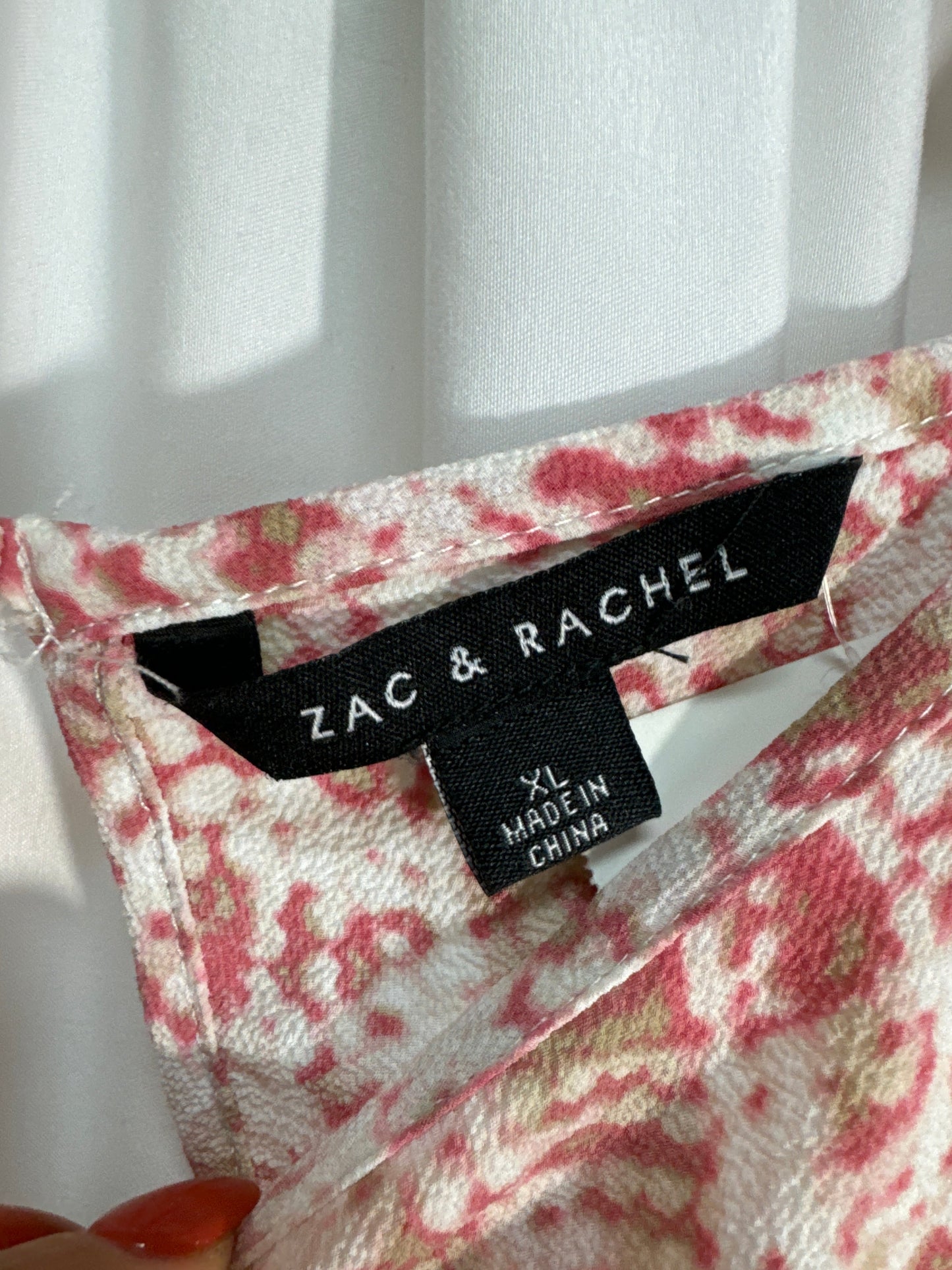 Top Long Sleeve By Zac And Rachel In Red, Size: Xl