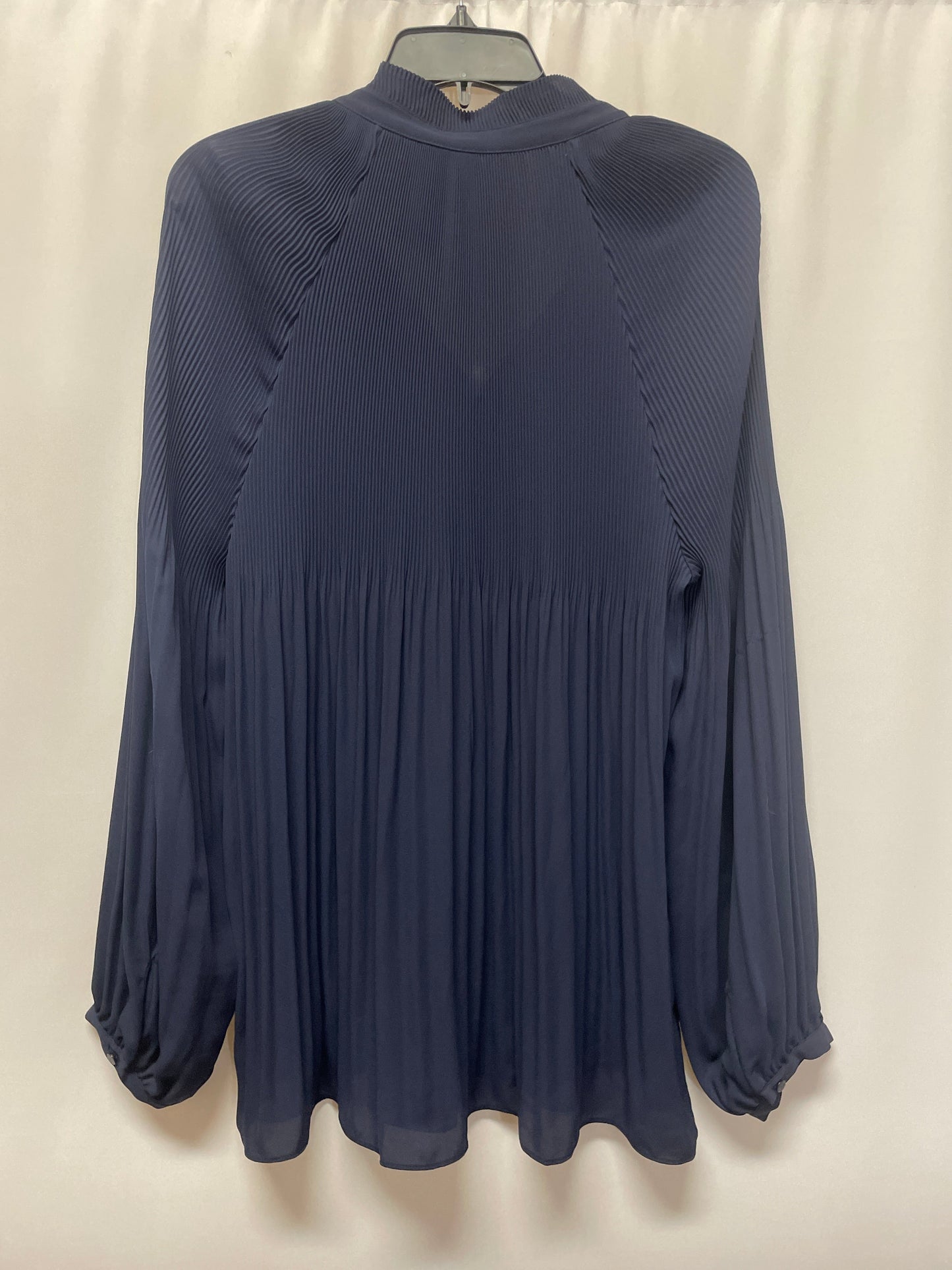 Top Long Sleeve By Lauren By Ralph Lauren In Blue, Size: Xl