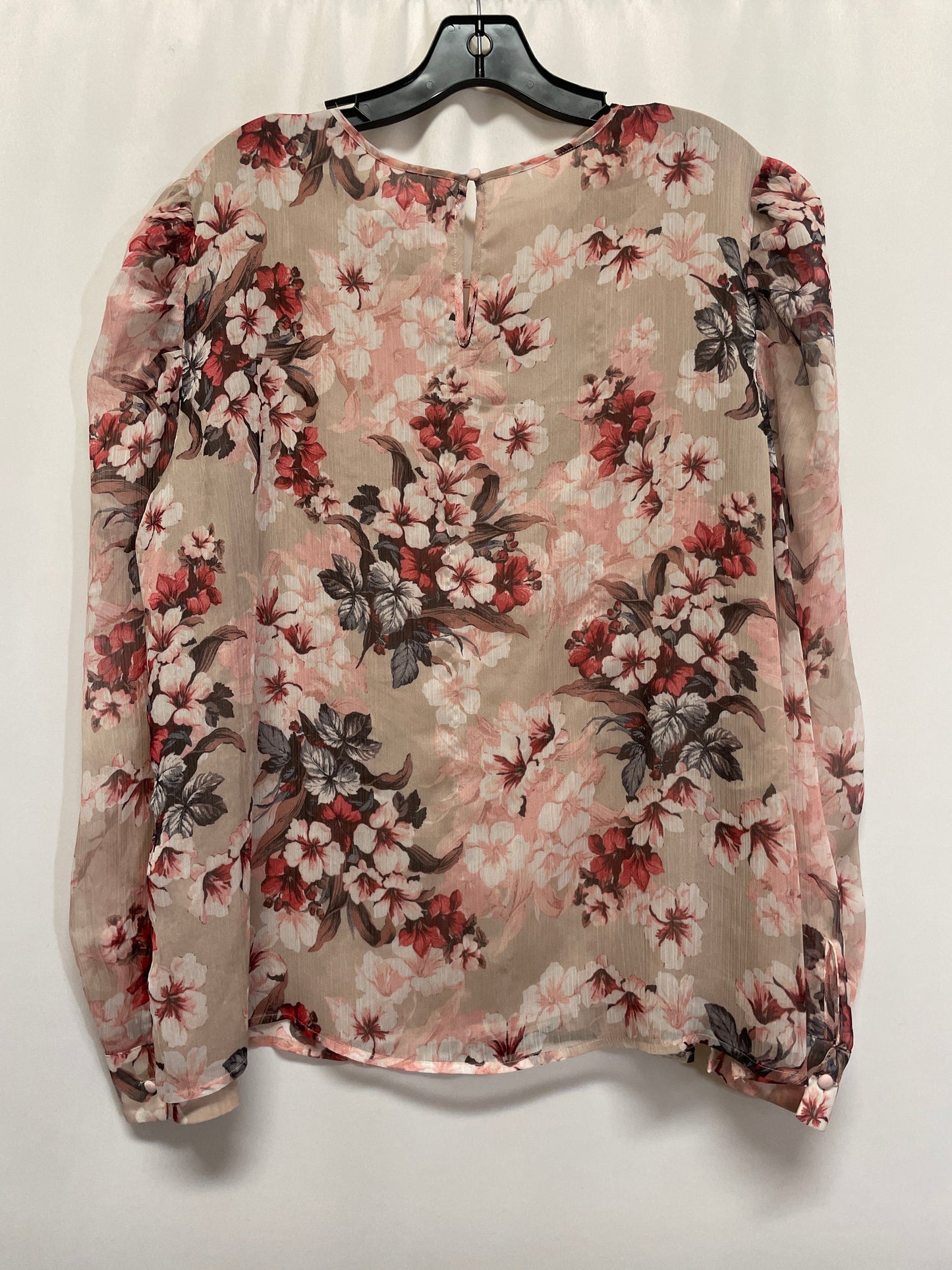 Top Long Sleeve By Vince Camuto In Pink, Size: Xl