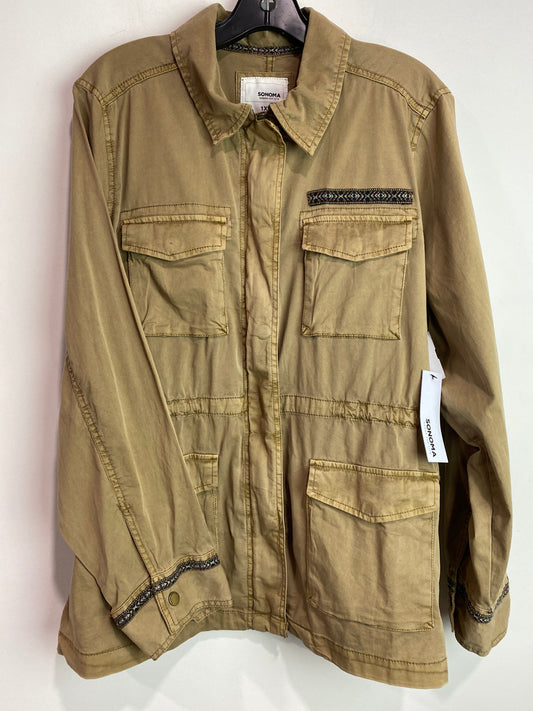 Jacket Utility By Sonoma In Beige, Size: 1x