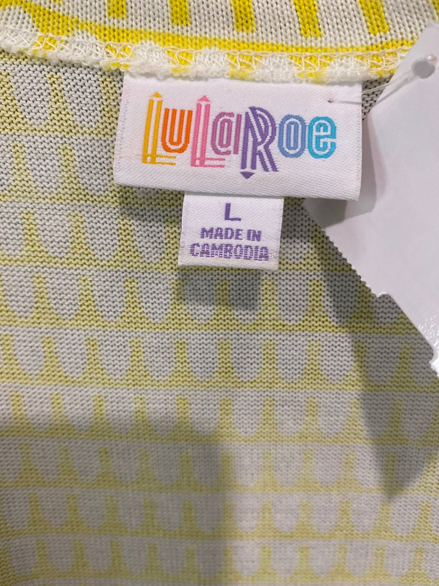 Cardigan By Lularoe In Yellow, Size: L