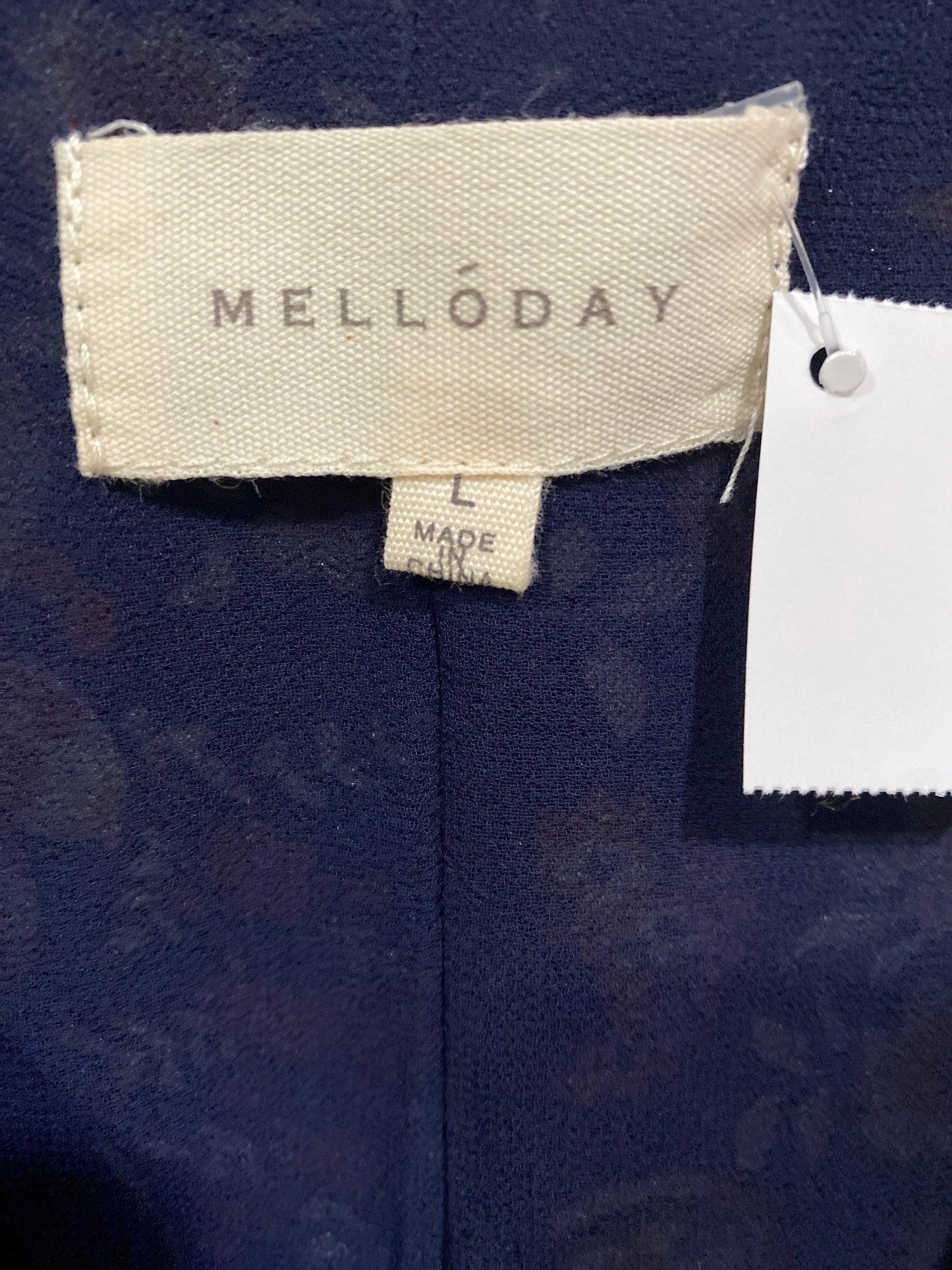 Tunic Long Sleeve By Melloday In Blue, Size: L