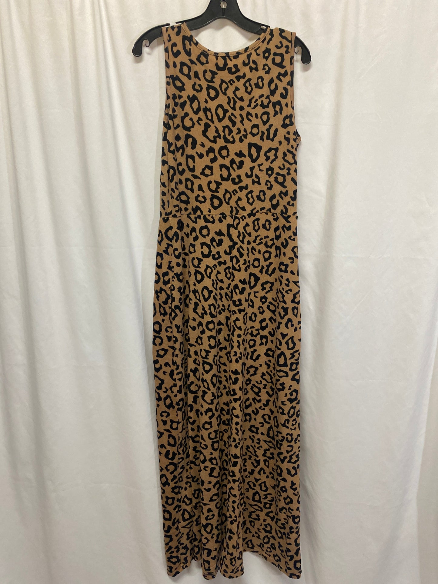 Dress Casual Maxi By Tickled Teal In Animal Print, Size: M