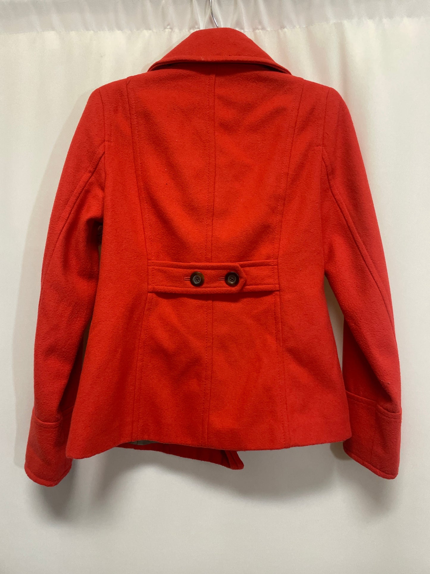 Coat Peacoat By Old Navy In Red, Size: M