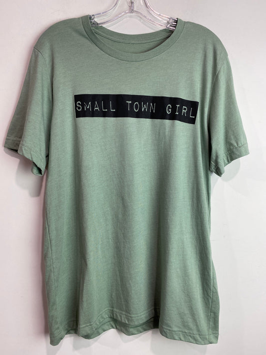 Top Short Sleeve By Clothes Mentor In Green, Size: L