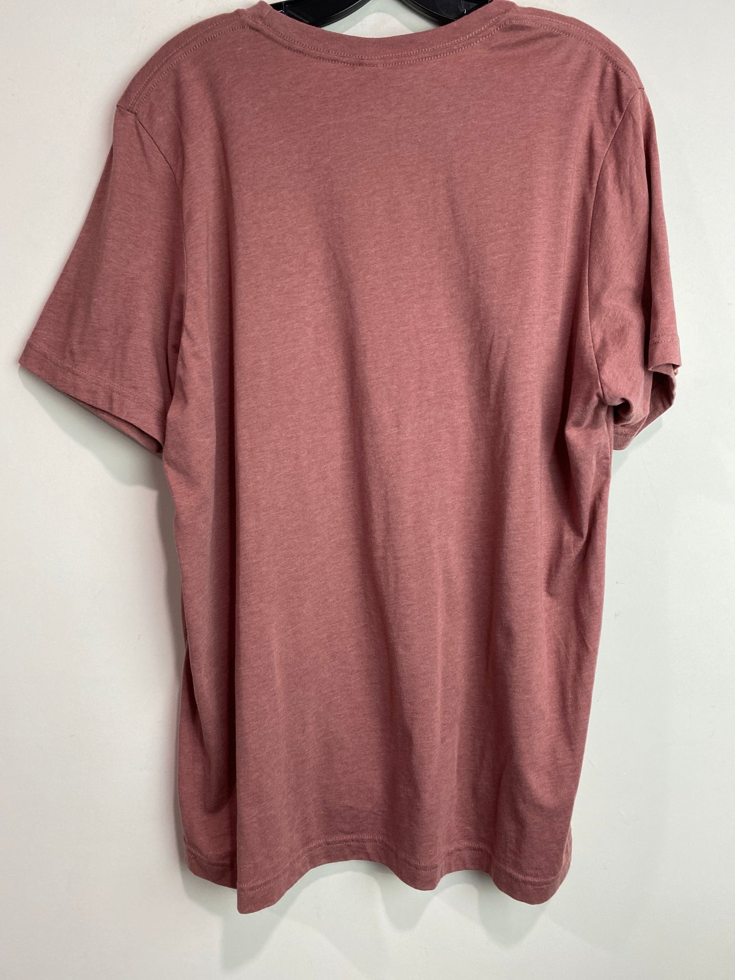 Top Short Sleeve By Bella + Canvas In Mauve, Size: Xl