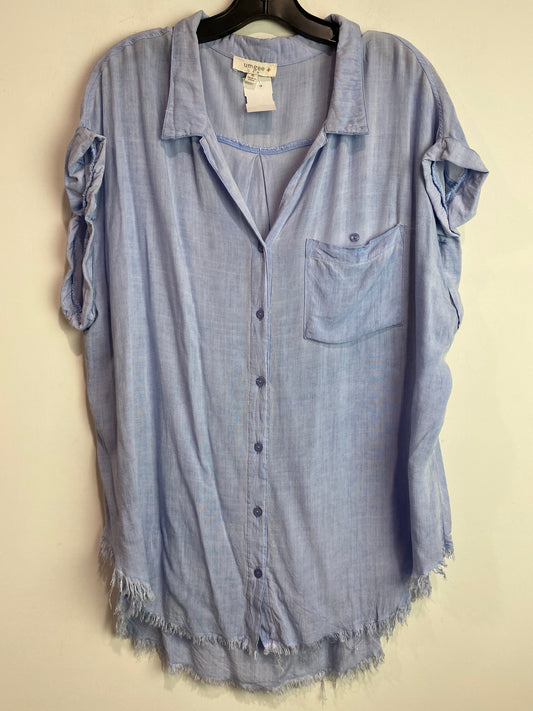 Top Short Sleeve By Umgee In Blue, Size: Xl