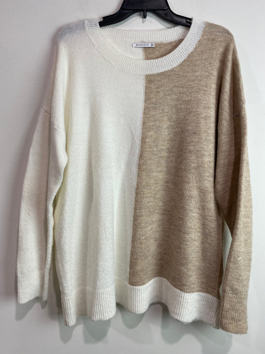 Sweater By Staccato In Cream, Size: L