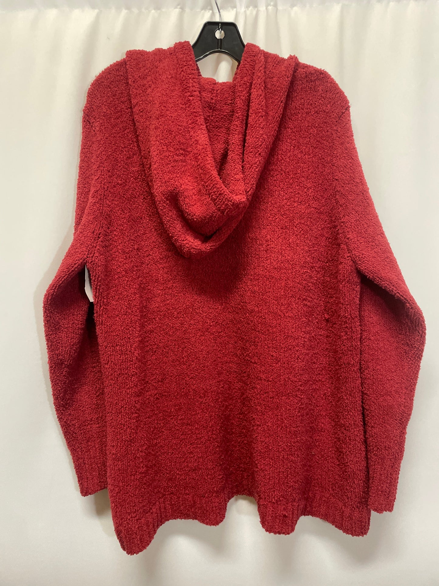 Sweatshirt Hoodie By Simply Vera In Red, Size: 0