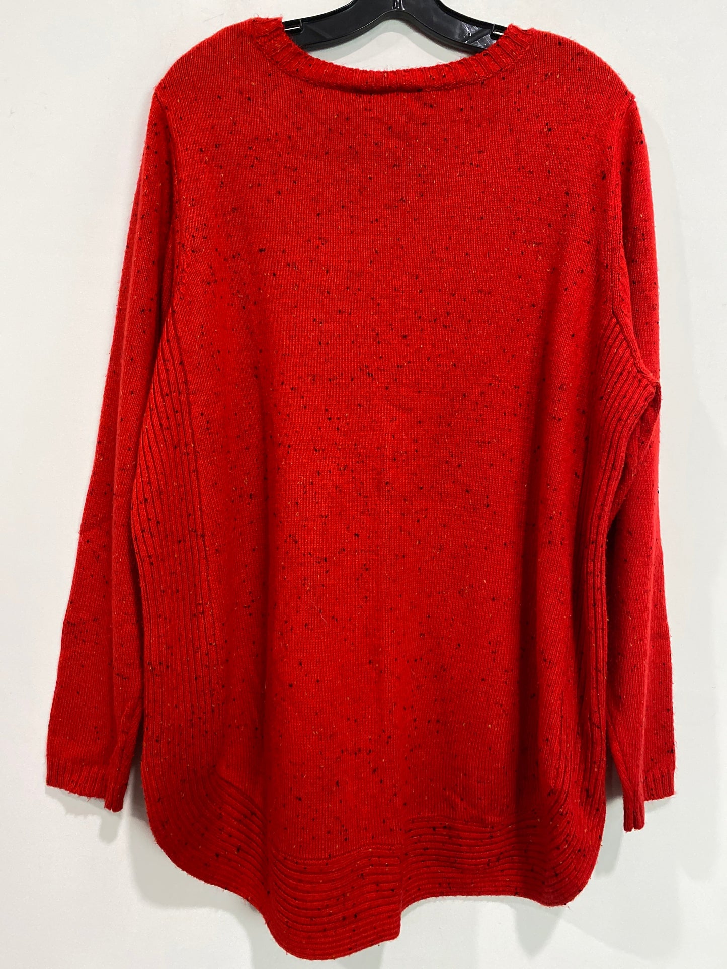 Sweater By Lane Bryant In Red, Size: 1x