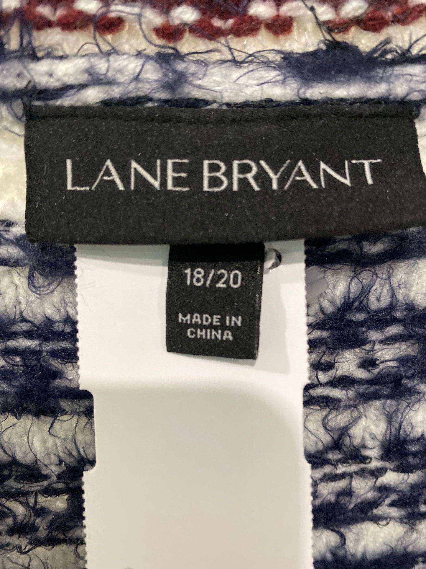 Cardigan By Lane Bryant In Blue, Size: 1x