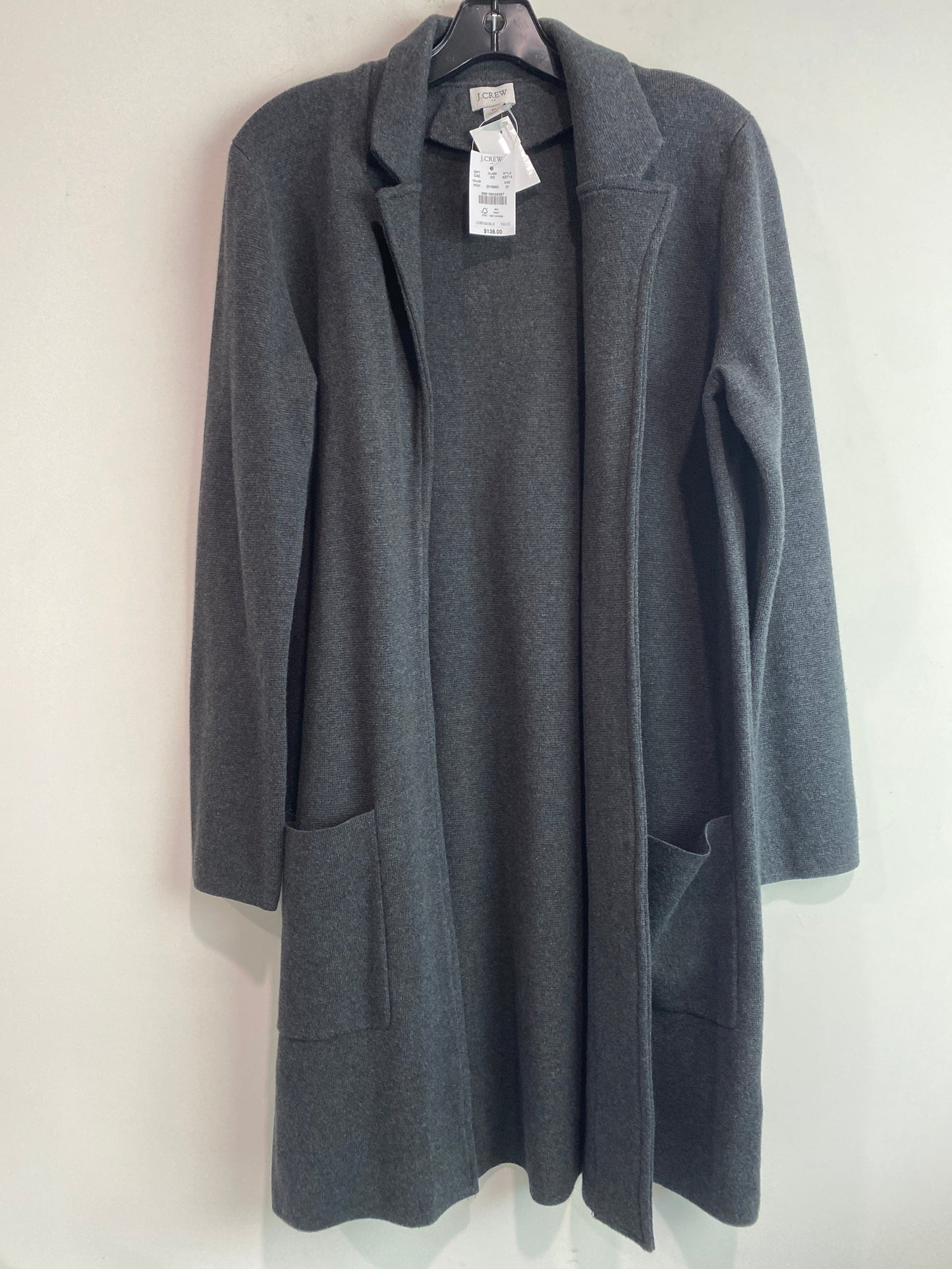 Sweater Cardigan By J. Crew In Grey, Size: M