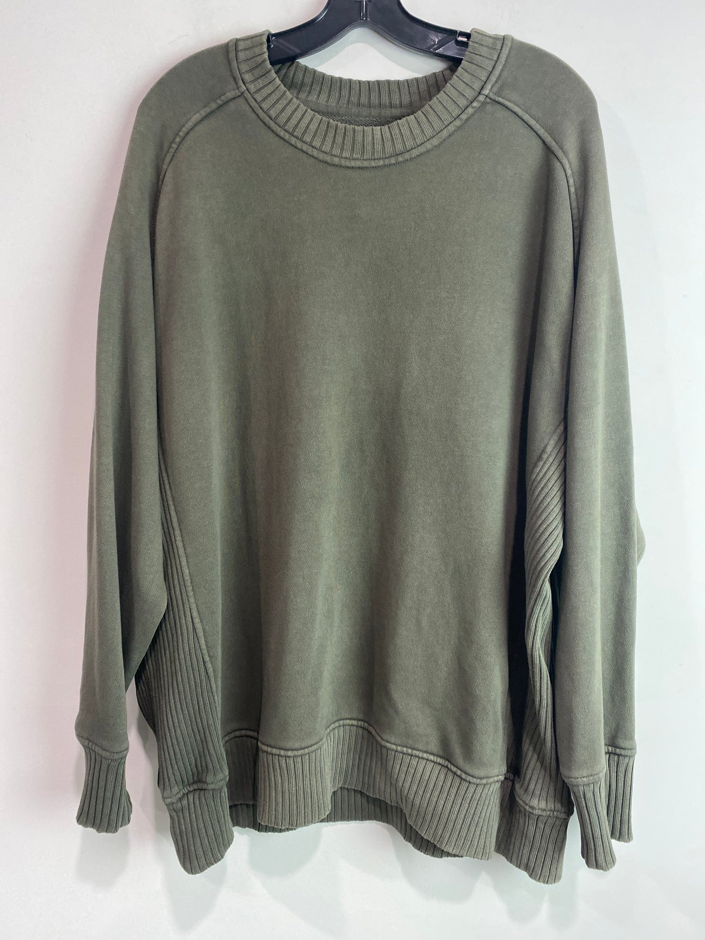 Sweatshirt Crewneck By Aerie In Green, Size: M