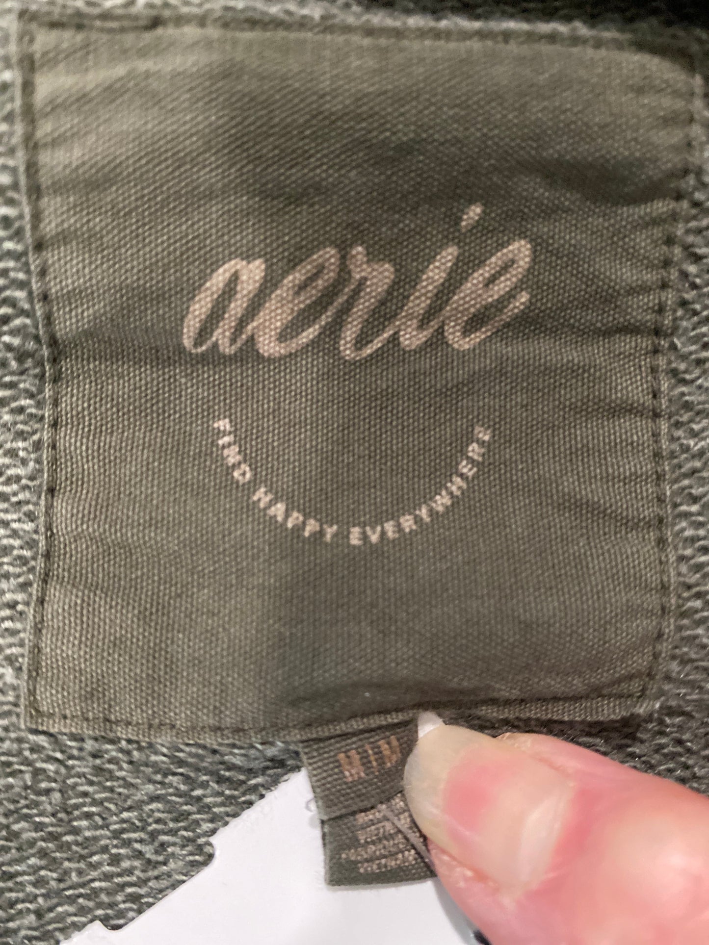 Sweatshirt Crewneck By Aerie In Green, Size: M