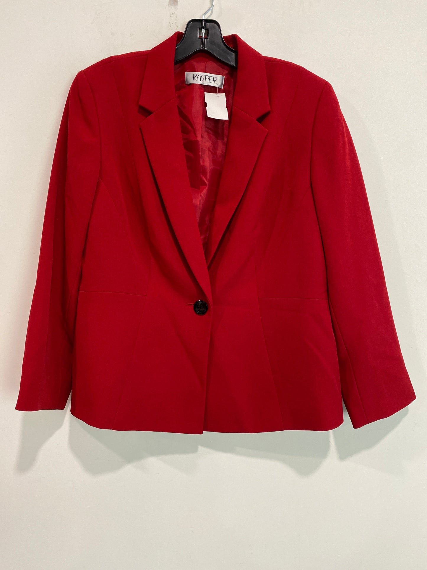 Blazer By Kasper In Red, Size: Lp