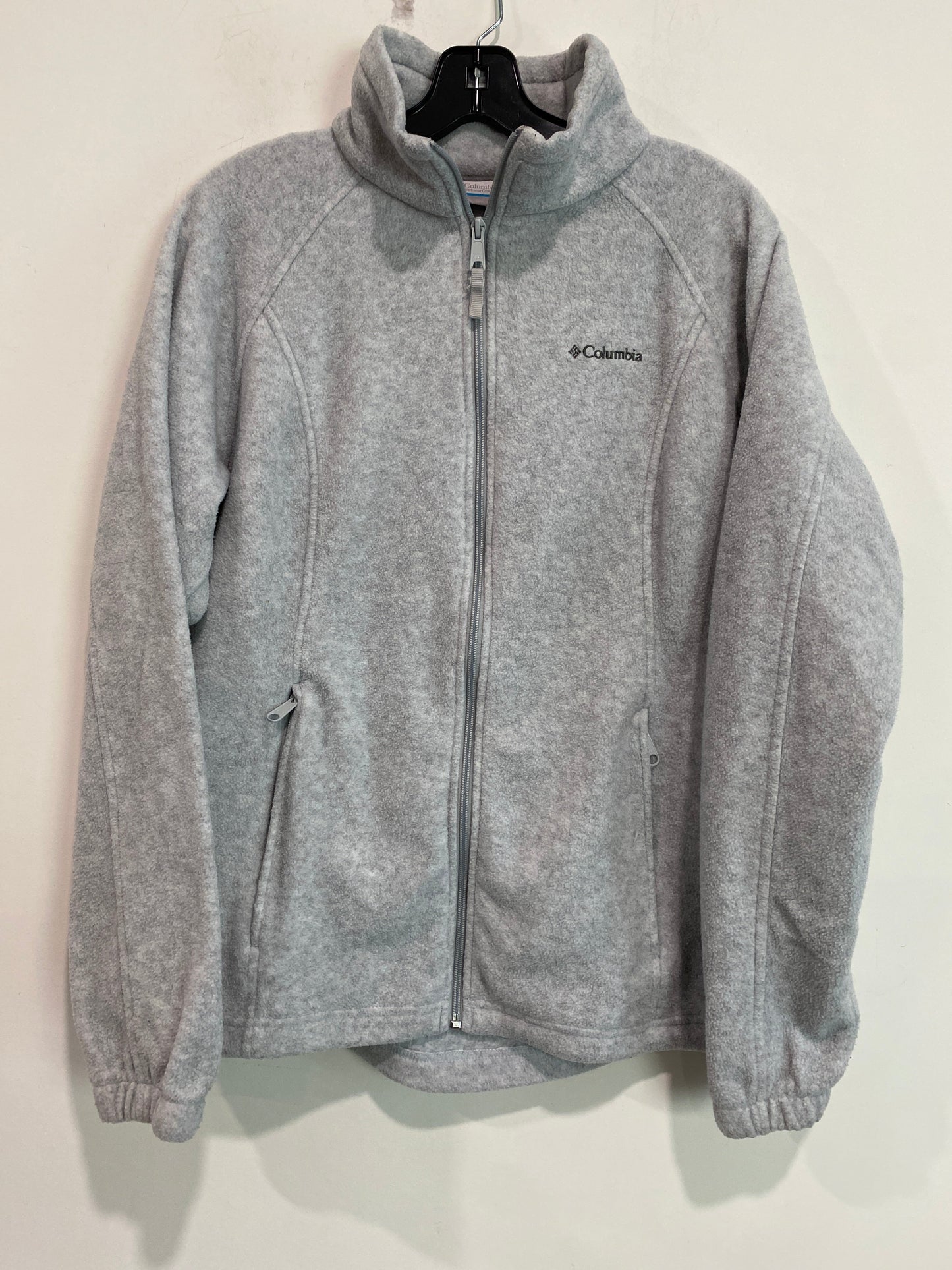 Jacket Fleece By Columbia In Grey, Size: L