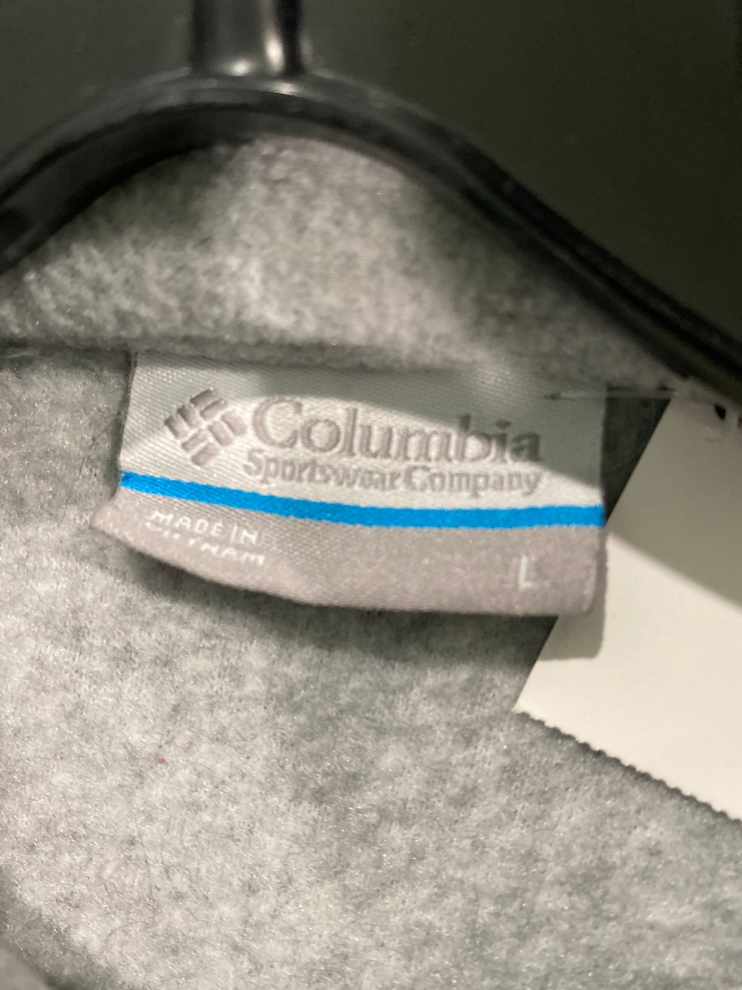 Jacket Fleece By Columbia In Grey, Size: L